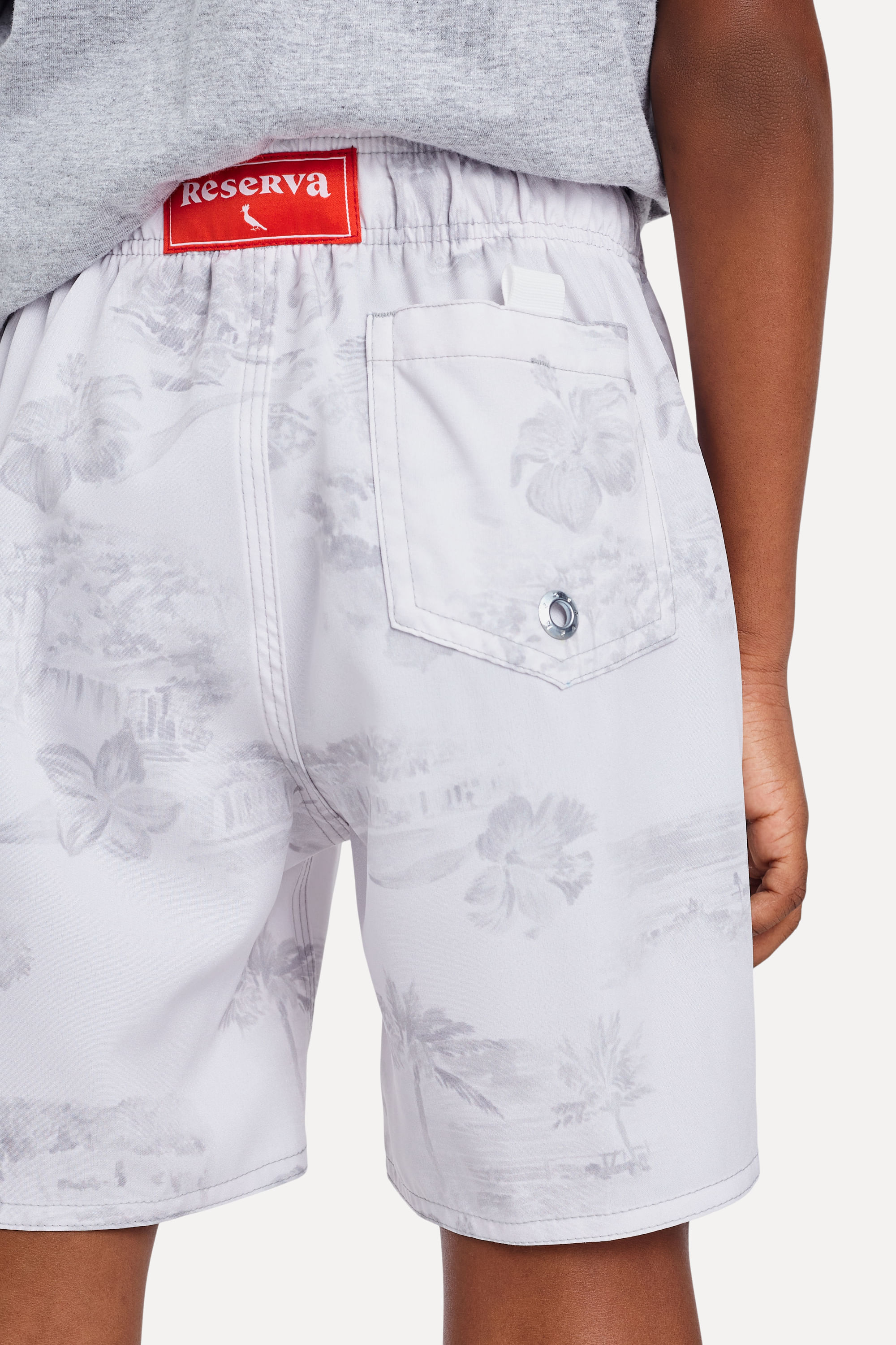 Short Praia Mini Estampa Mare