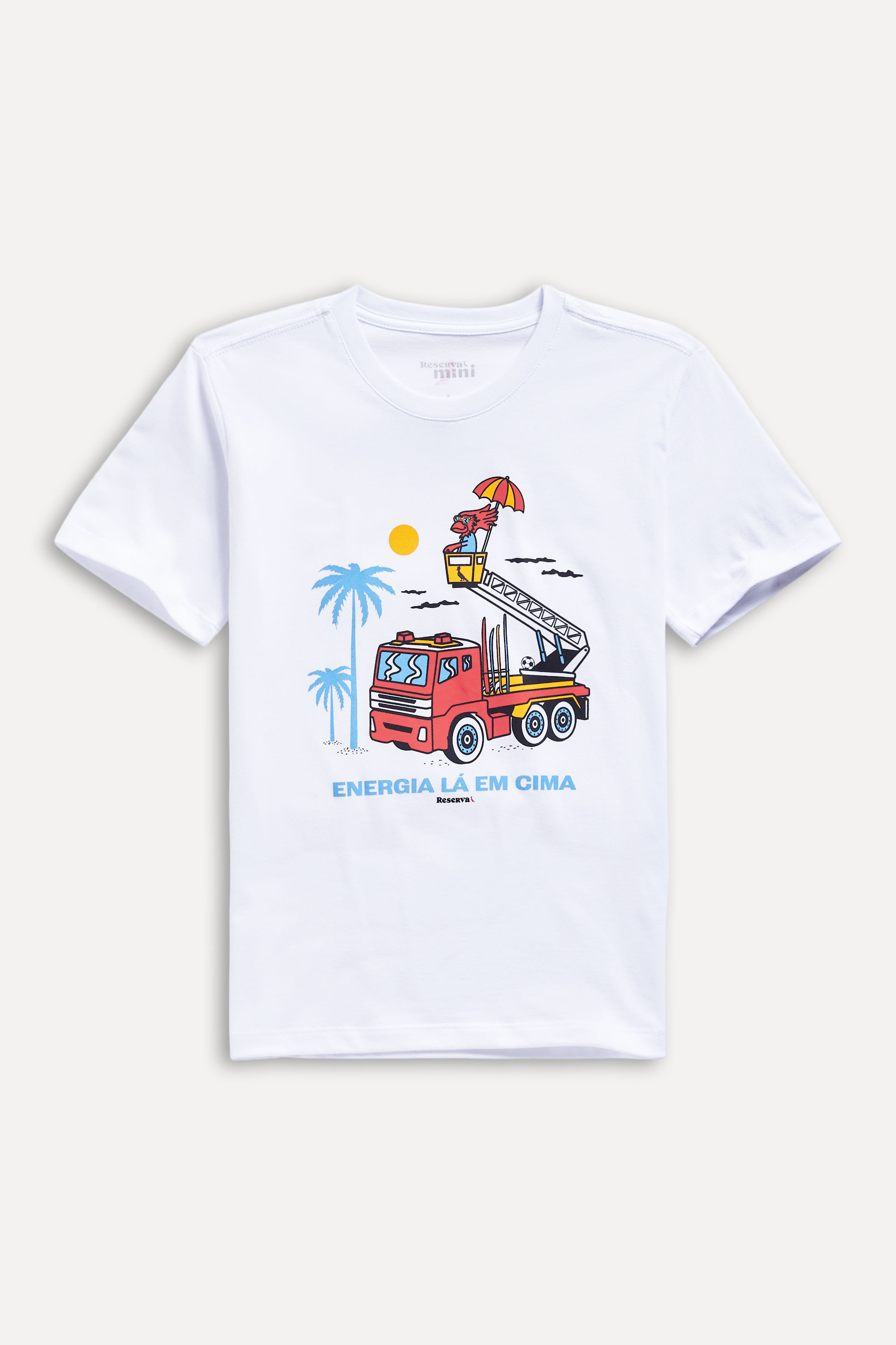 Camiseta Mini Energia La Em Cima