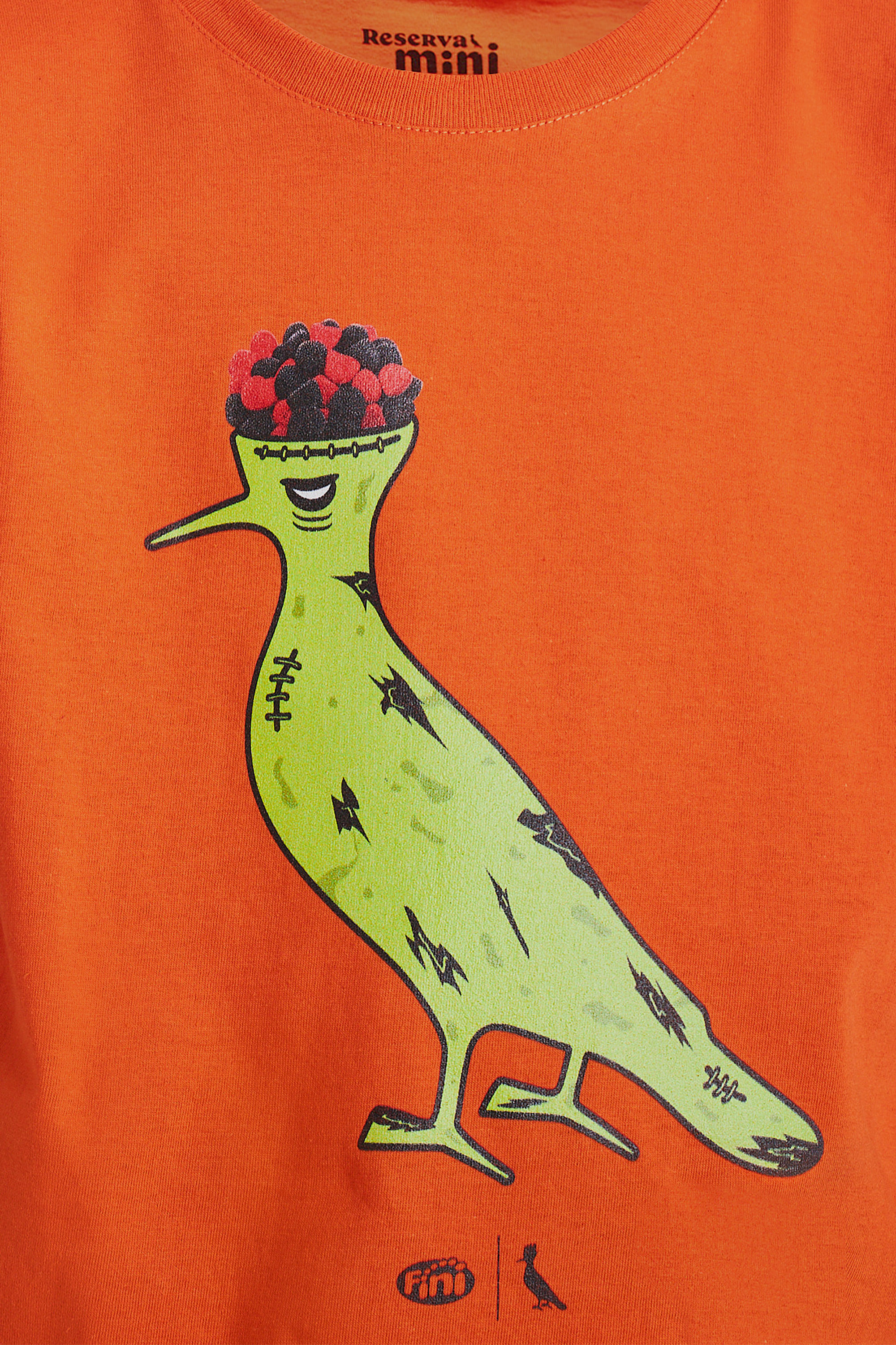 Camiseta Mini Estampada Pica Pau Zombie