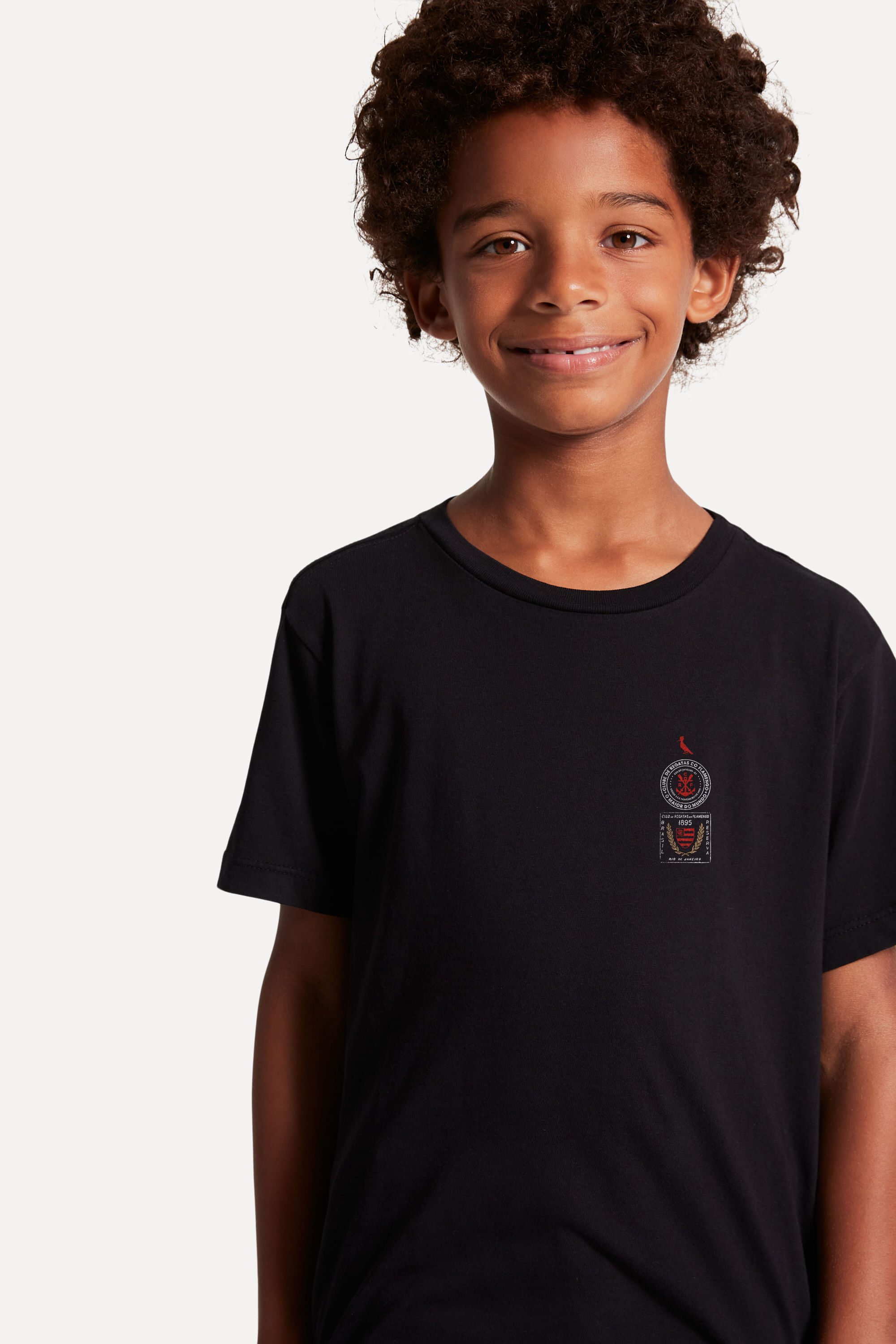 Camiseta Mini Carimbo Fla