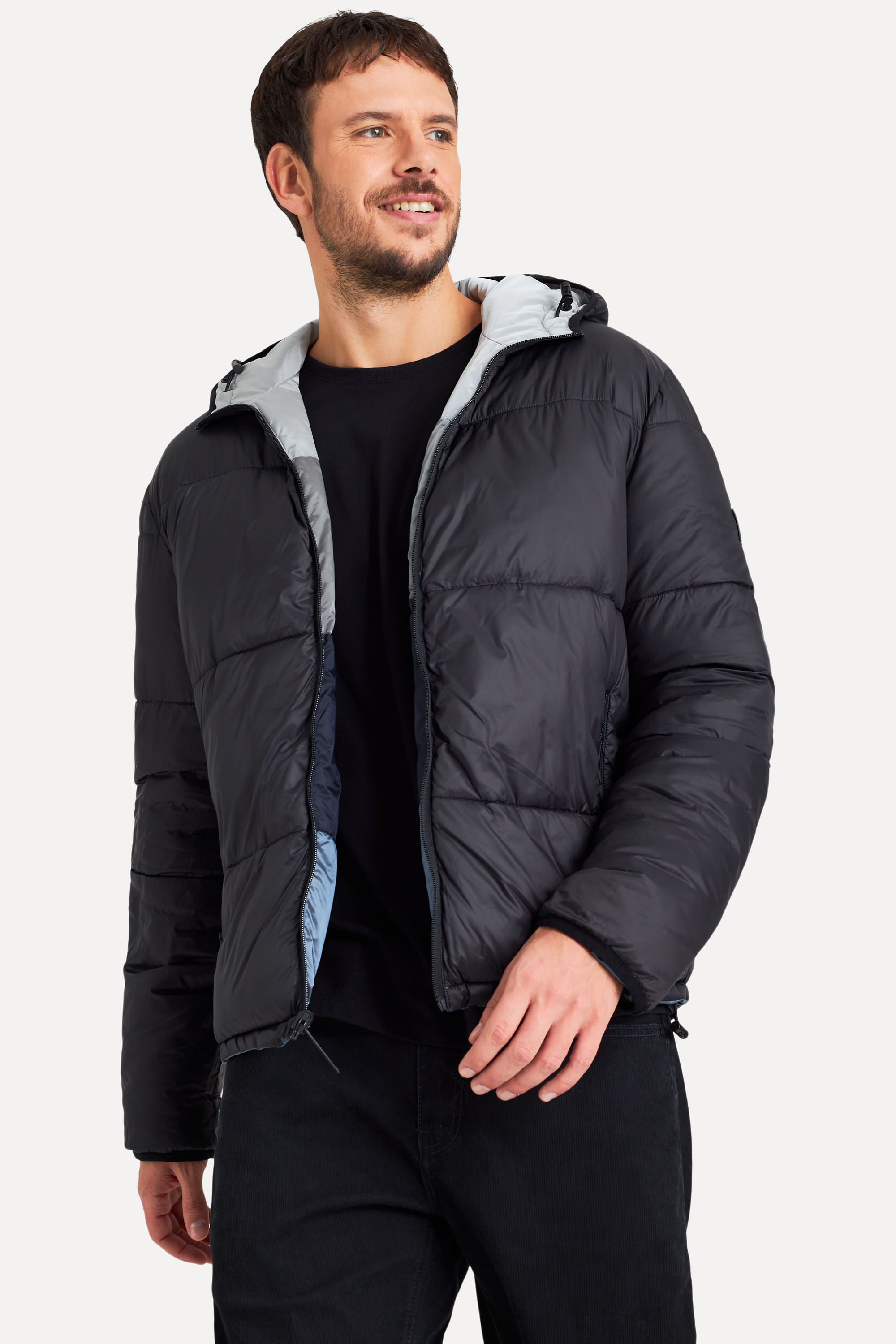 Jaqueta Double Face Puffer