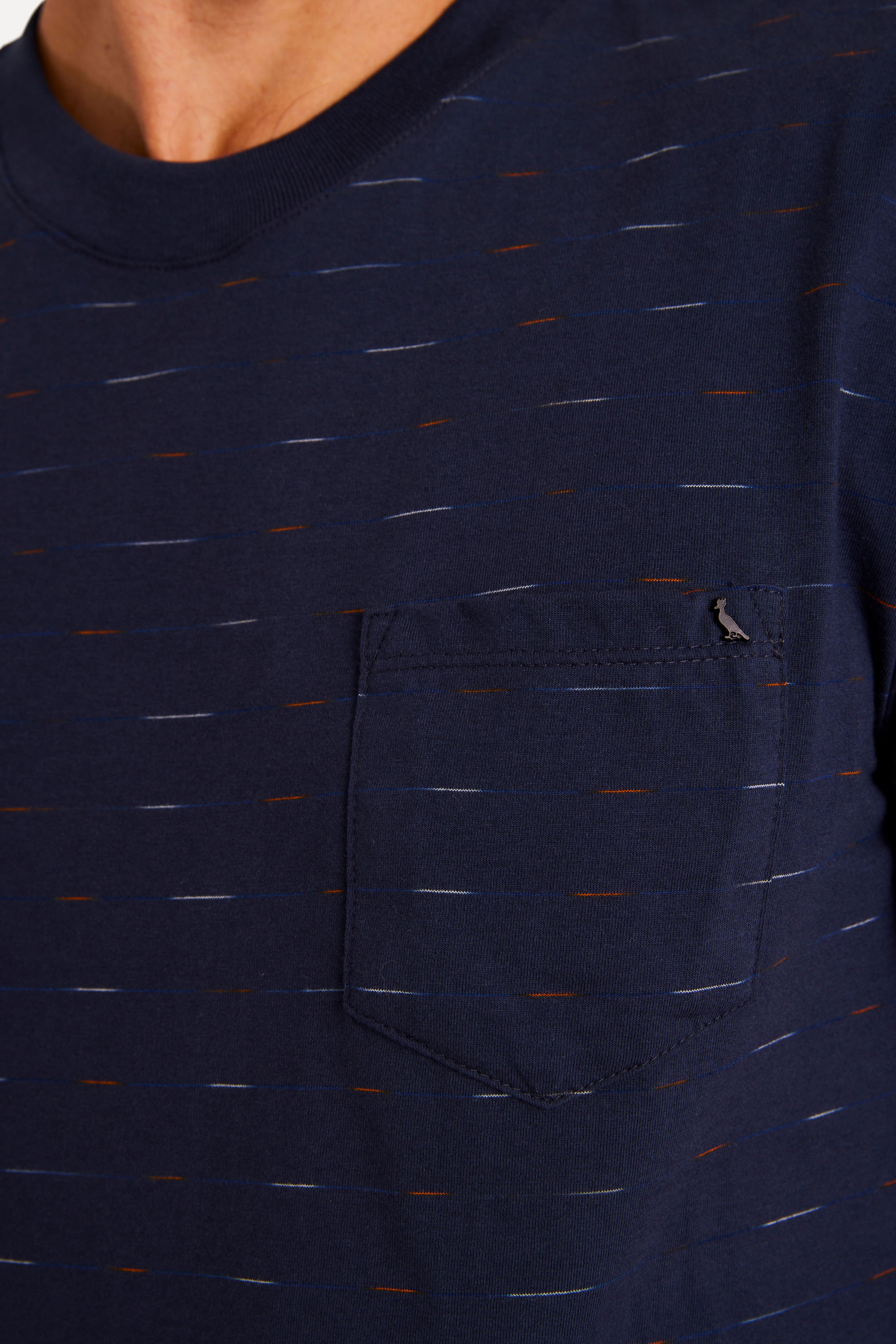 Camiseta Space Dye Com Bolso