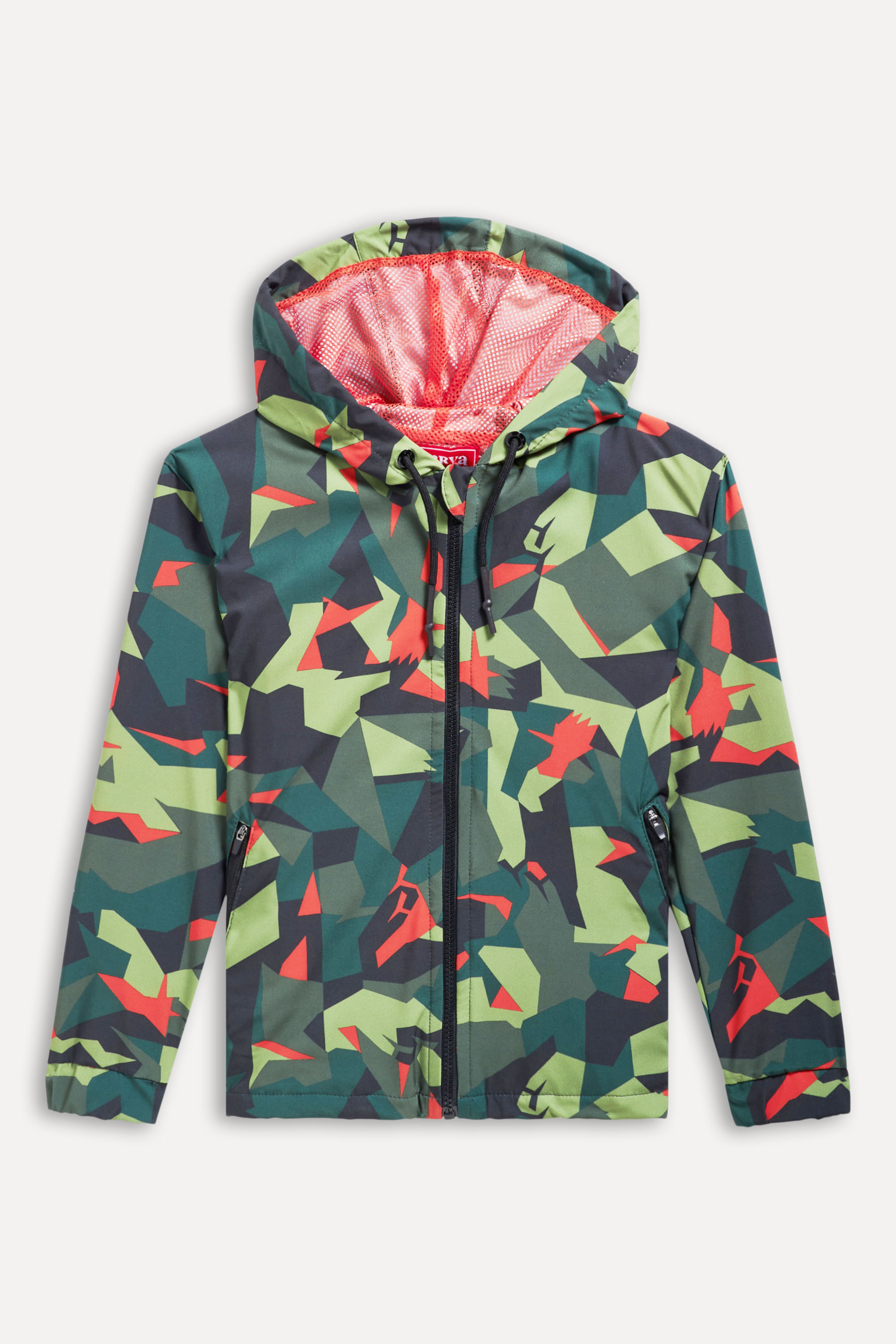 Windbreaker Mini Camuflado Geometrico