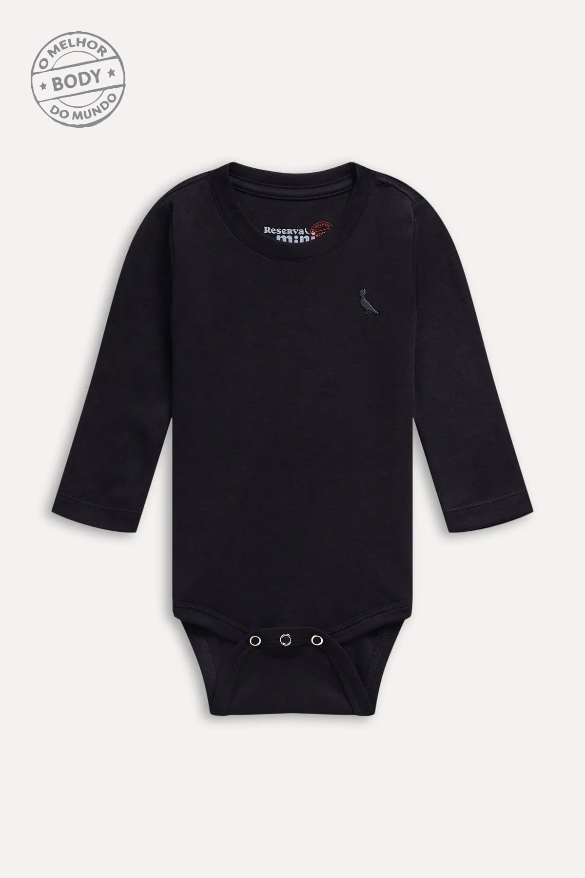 Body Manga Longa Bebê Pima Confort