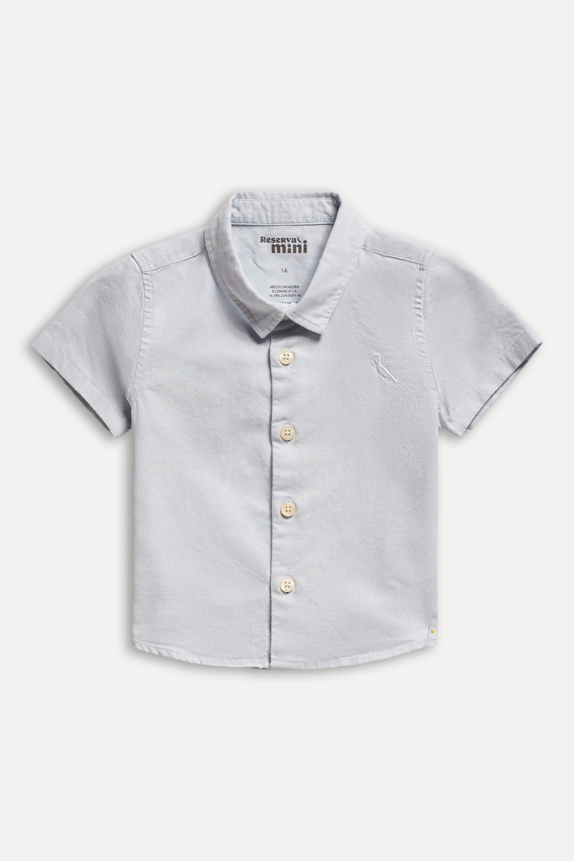 Camisa Bb Oxford Mc