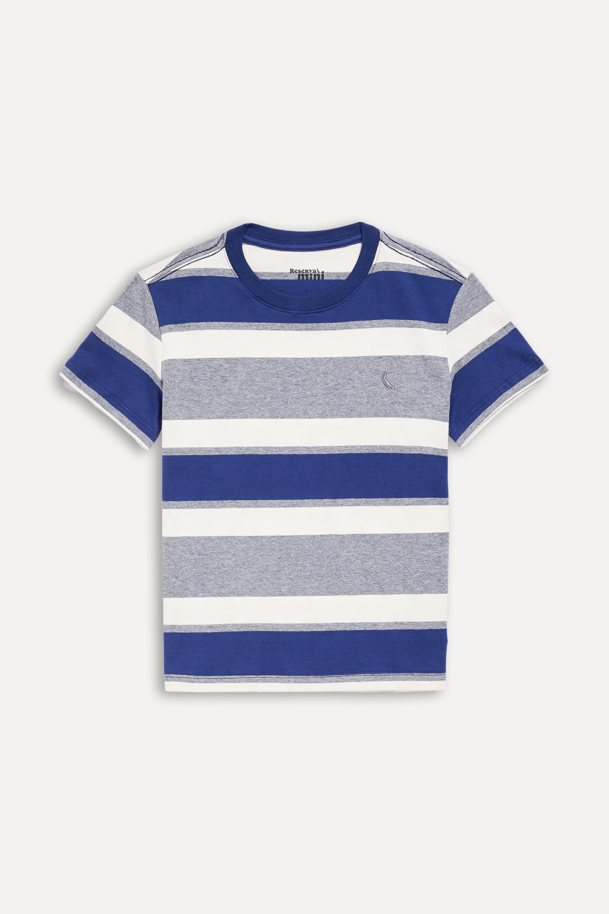 Camiseta Mini Listra Tricolor