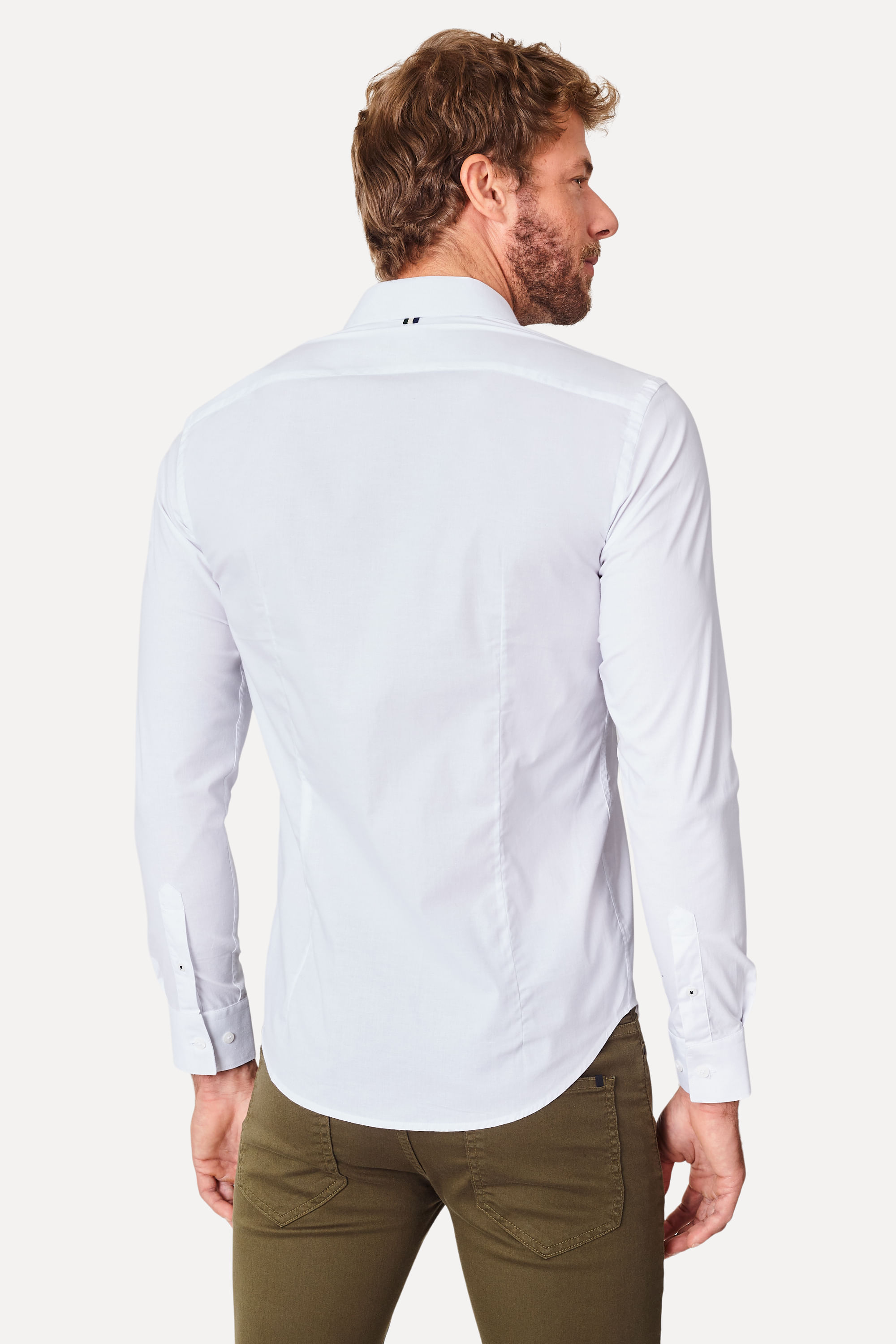 Camisa Reserva Enxuto Elastano