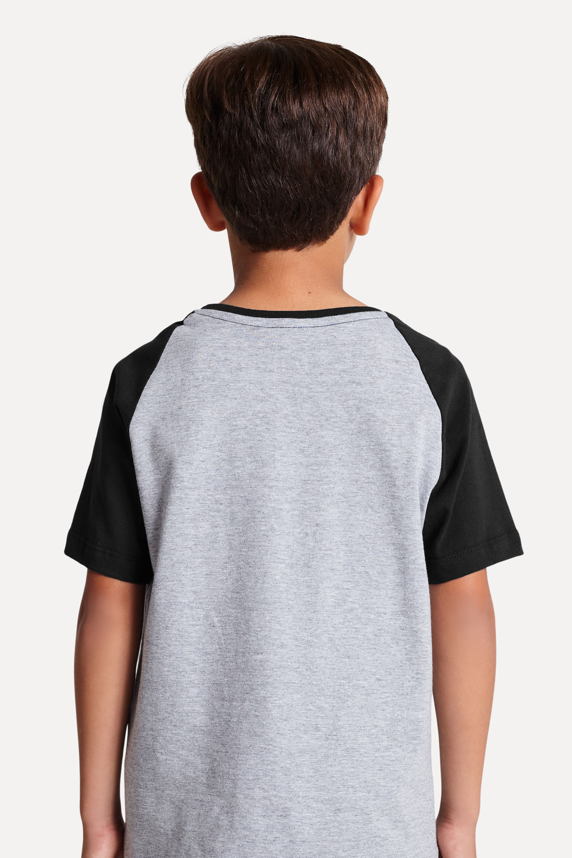 Camiseta Mini Raglan Pp Bordado Noturno