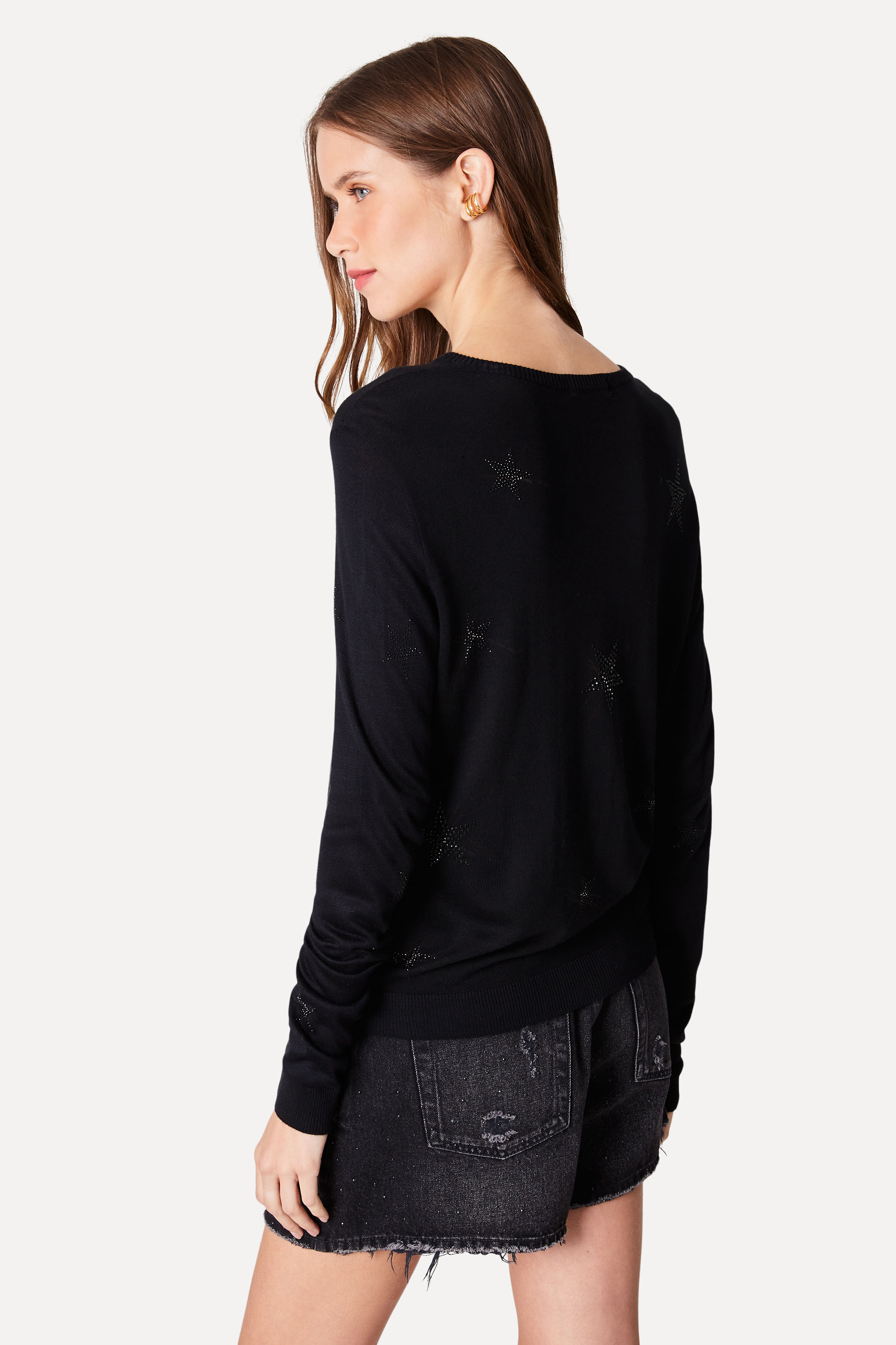 Blusa Tricot Estrelas