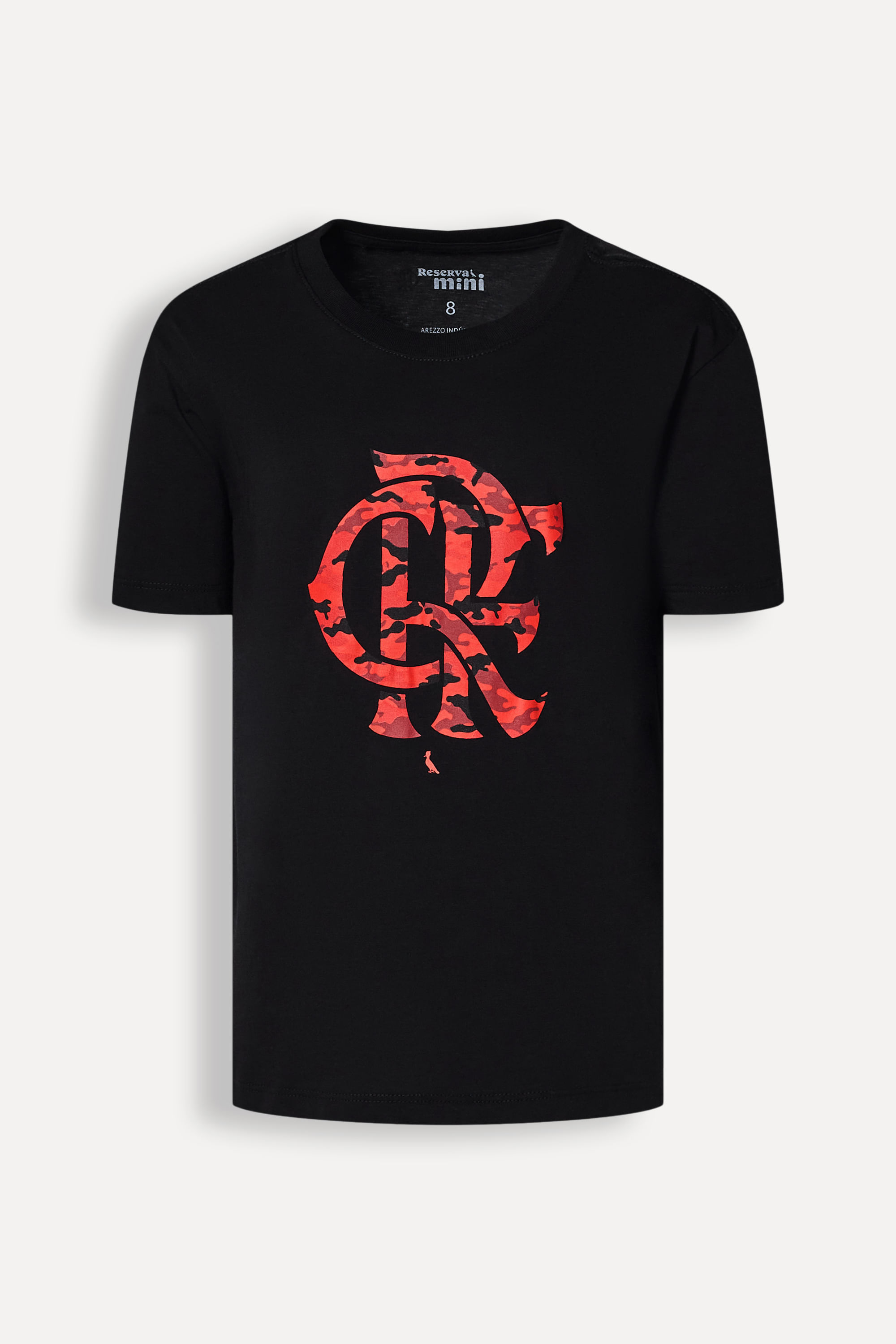 Camiseta Mini Est Crf Camuflado Verm Fla