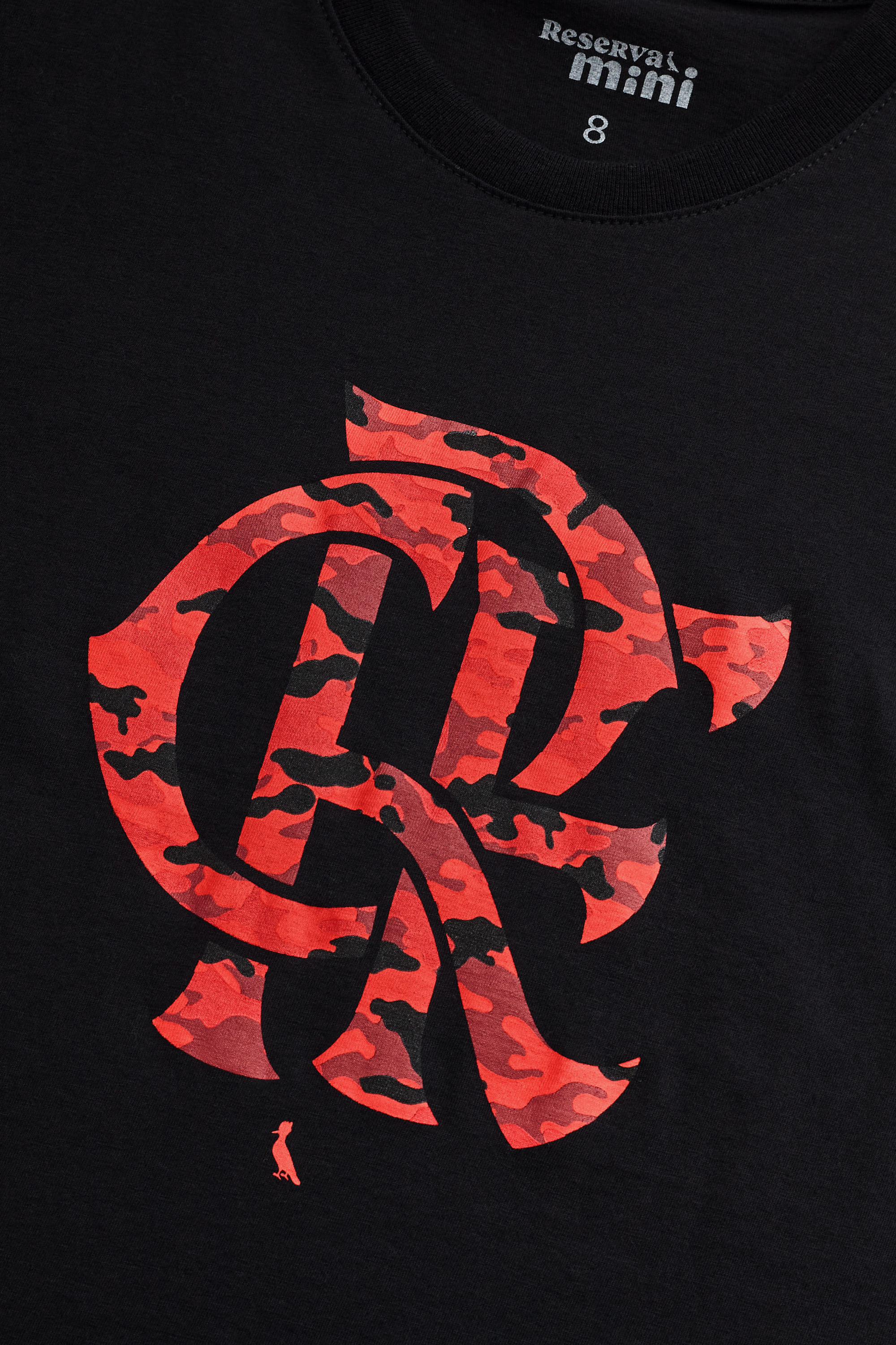 Camiseta Mini Est Crf Camuflado Verm Fla