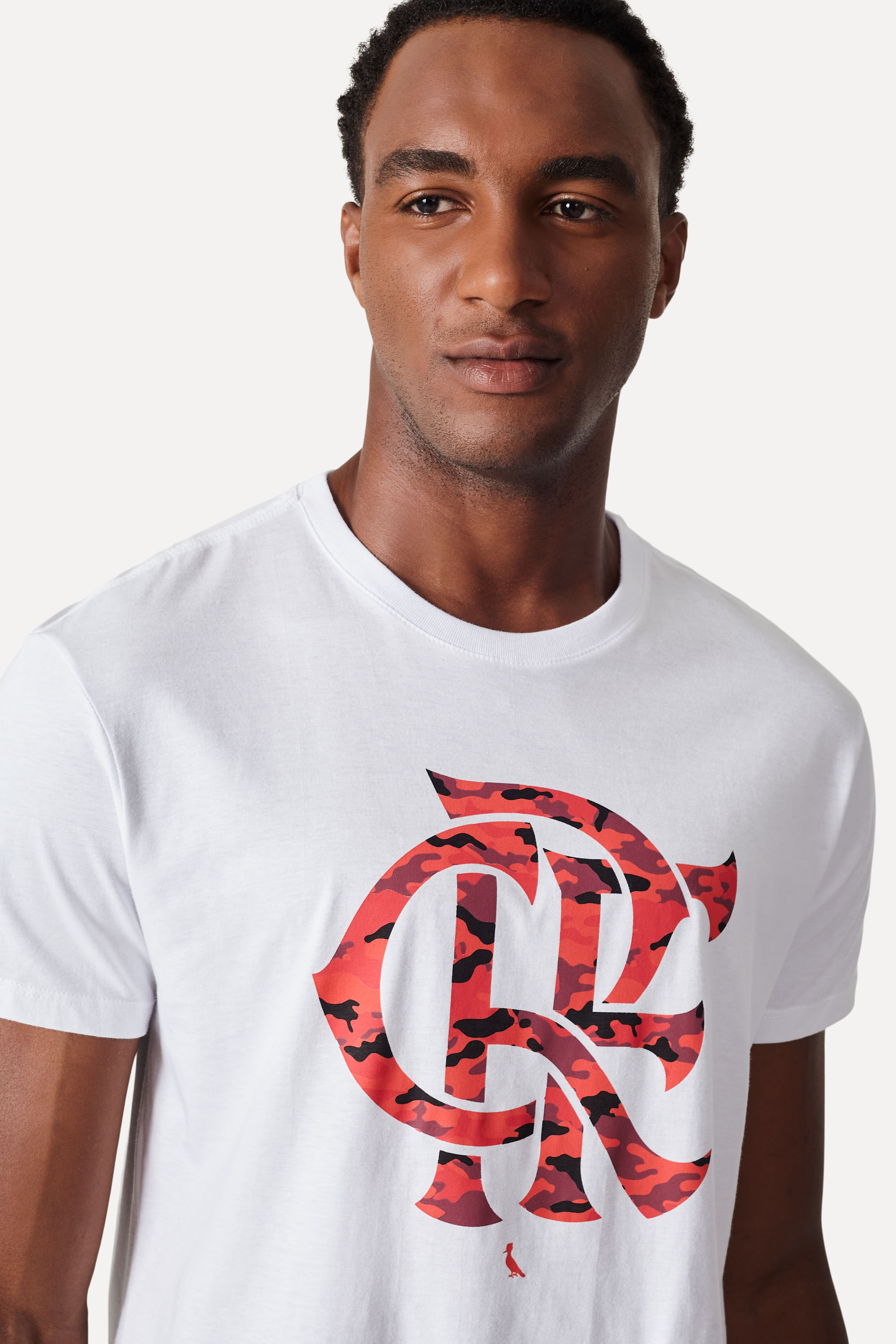 Camiseta Estamp. Crf Camuflado Verm Fla