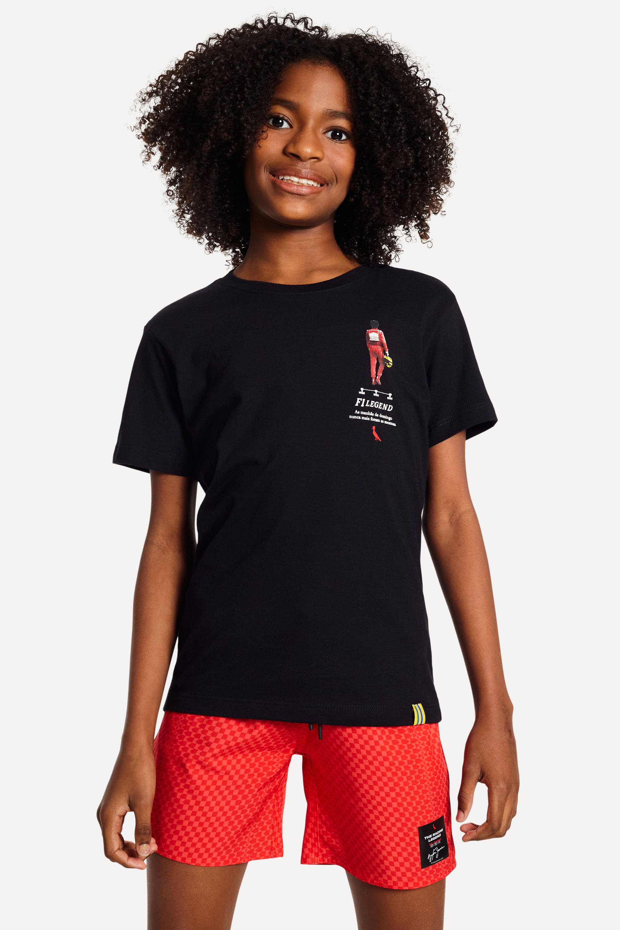 Camiseta Est Mini F1 Legend Senna