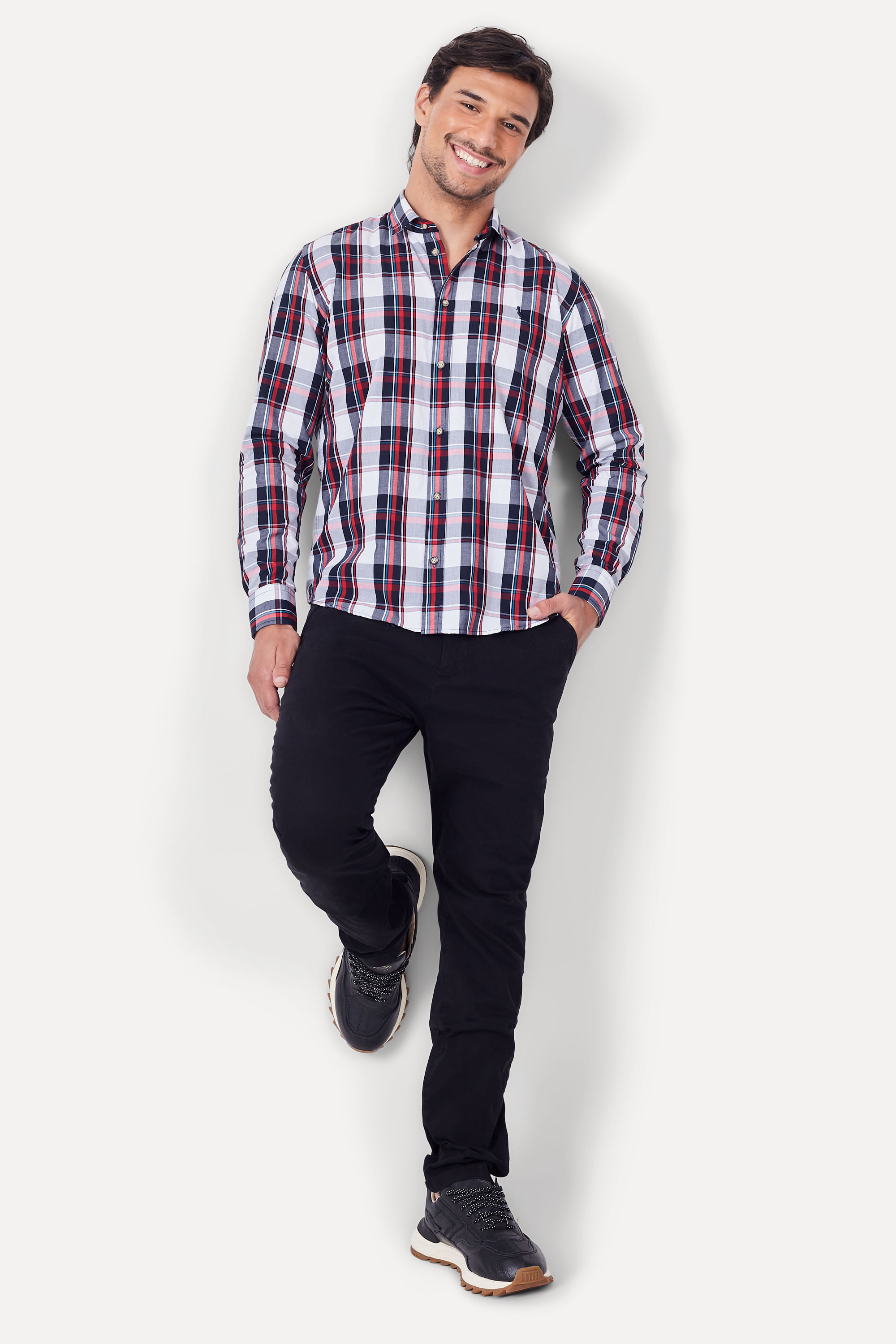 Camisa Ml Xadrez Quadrilha