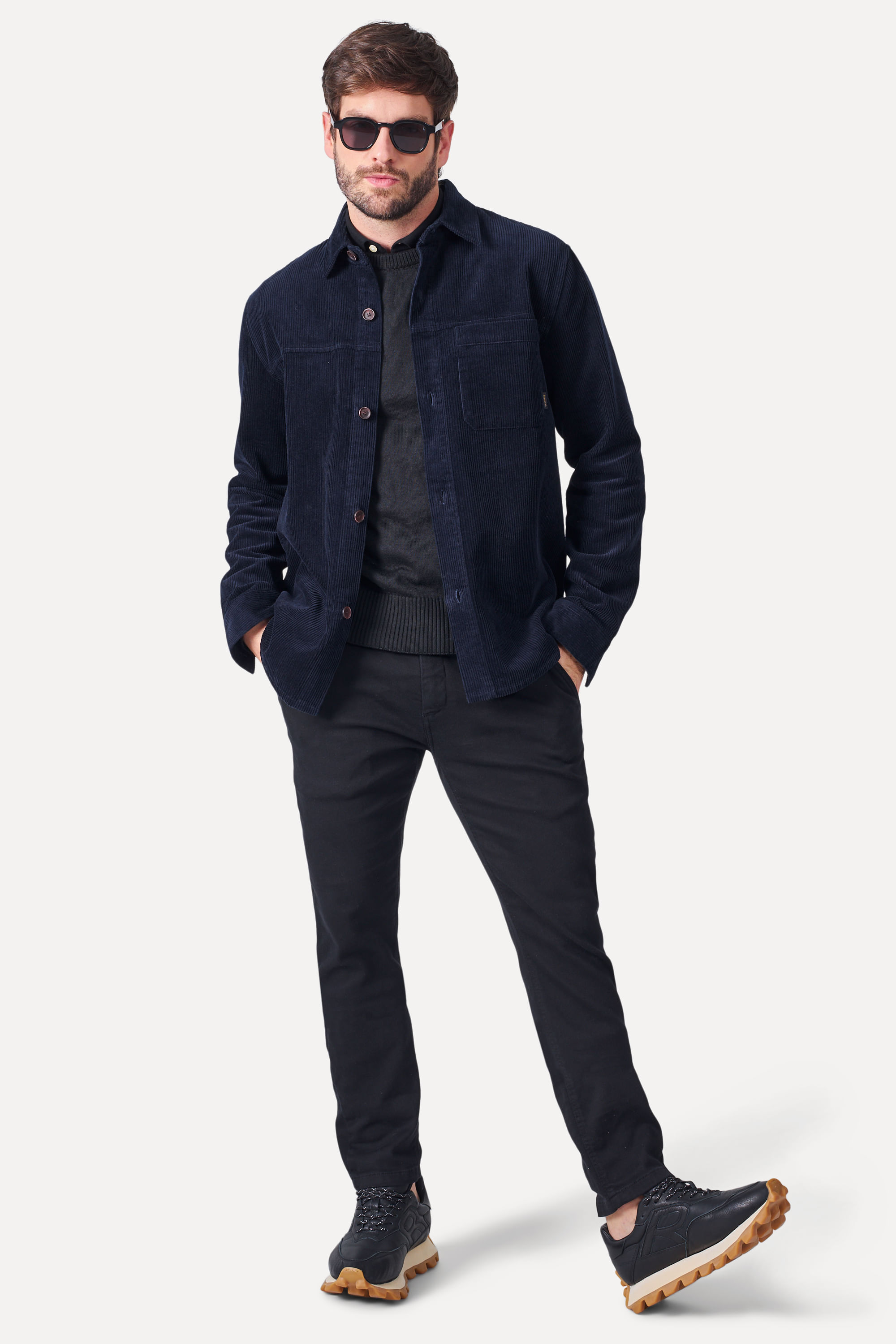 Camisa Overshirt Veludo Eclipse