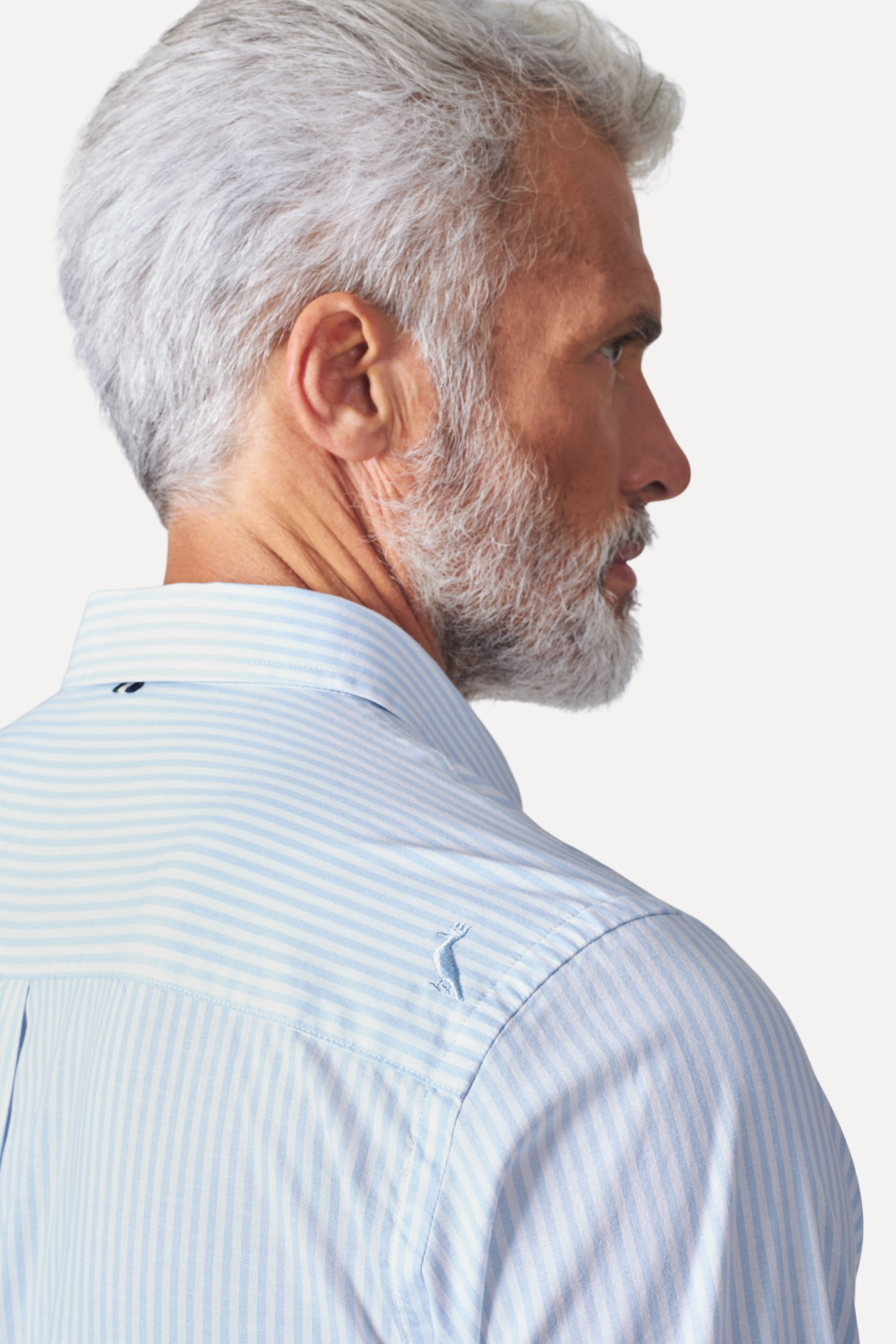 Camisa Ml Tricoline Listra Conforto