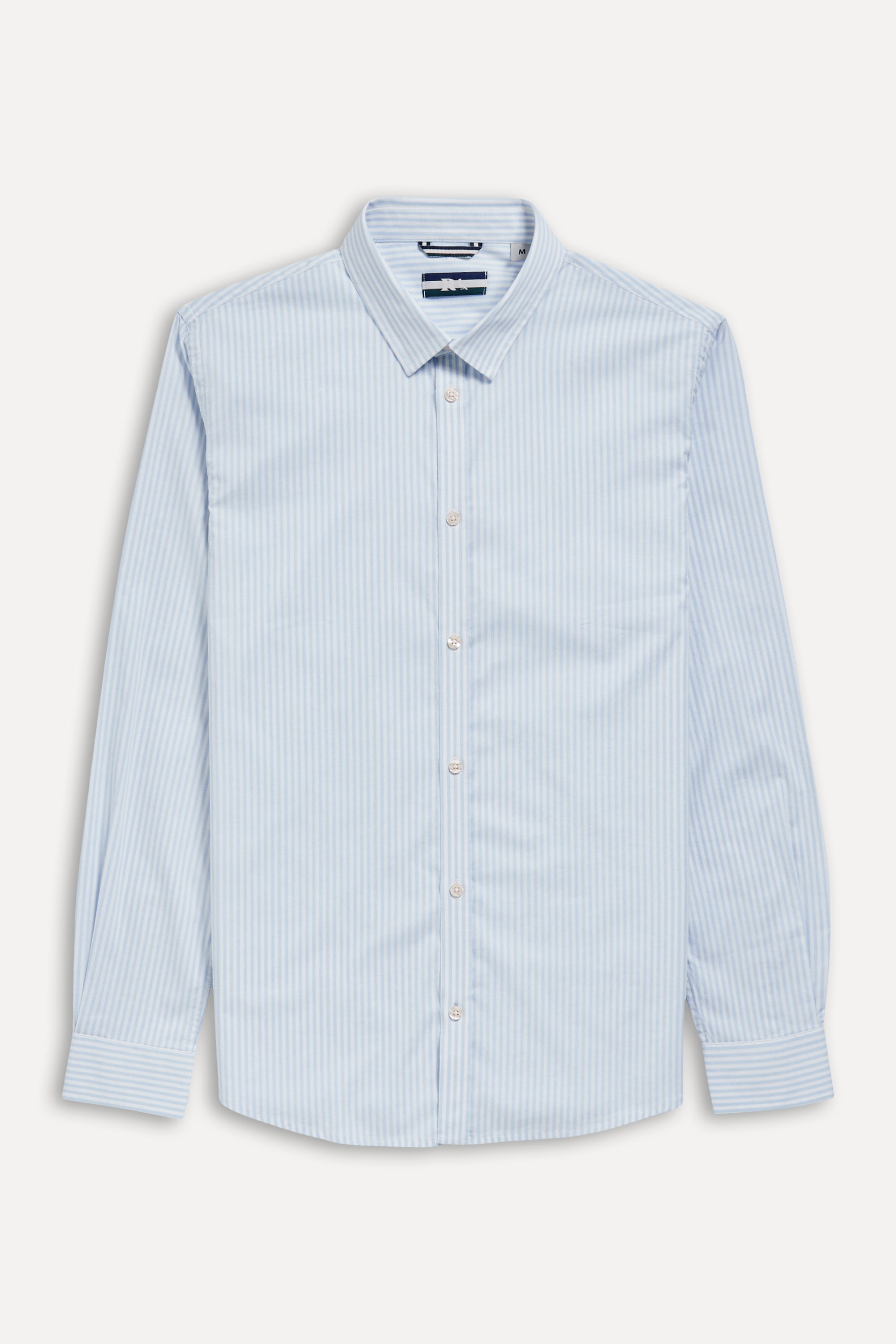 Camisa Ml Tricoline Listra Conforto