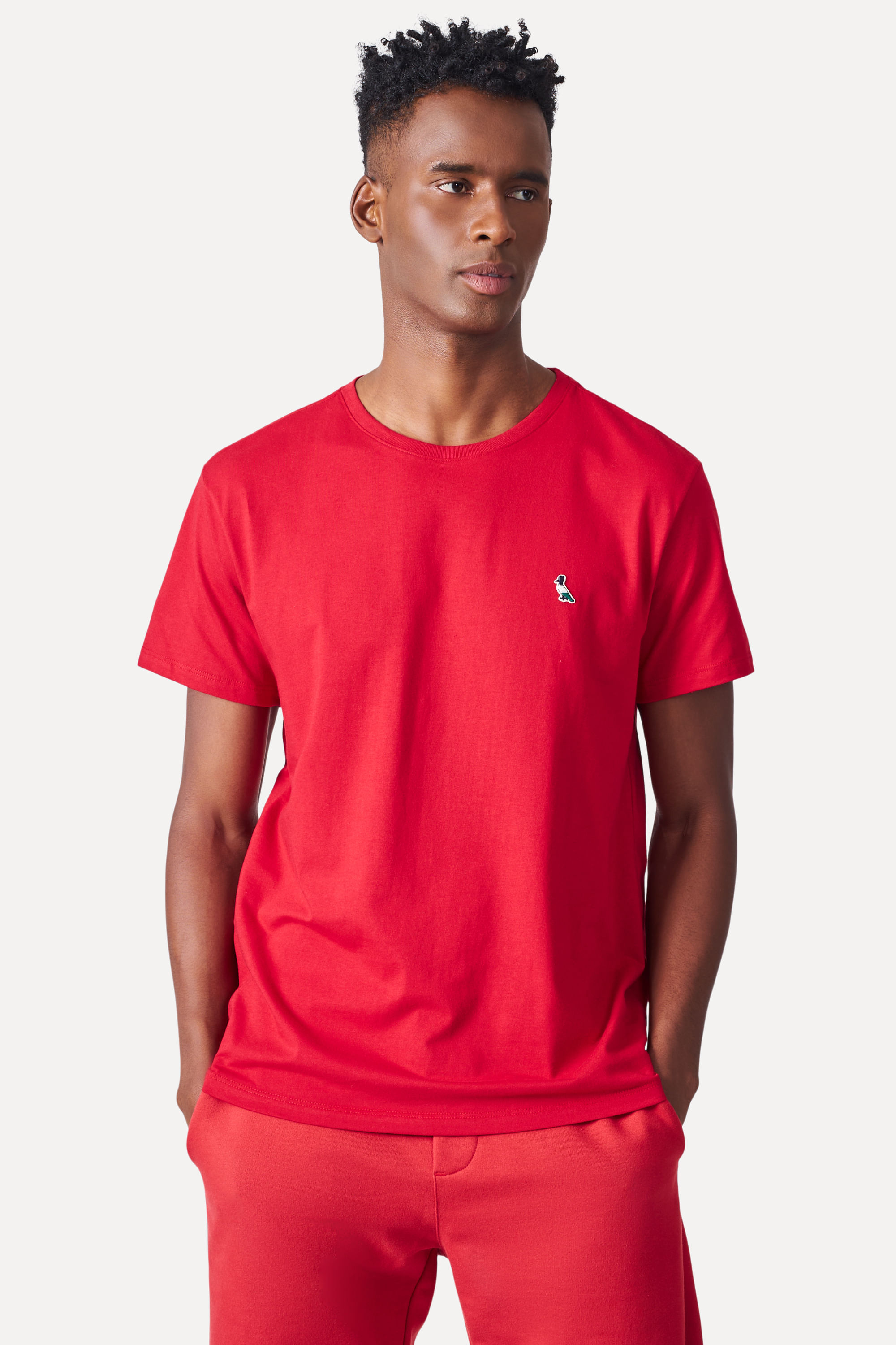 Camiseta Regular Patch Tricolor