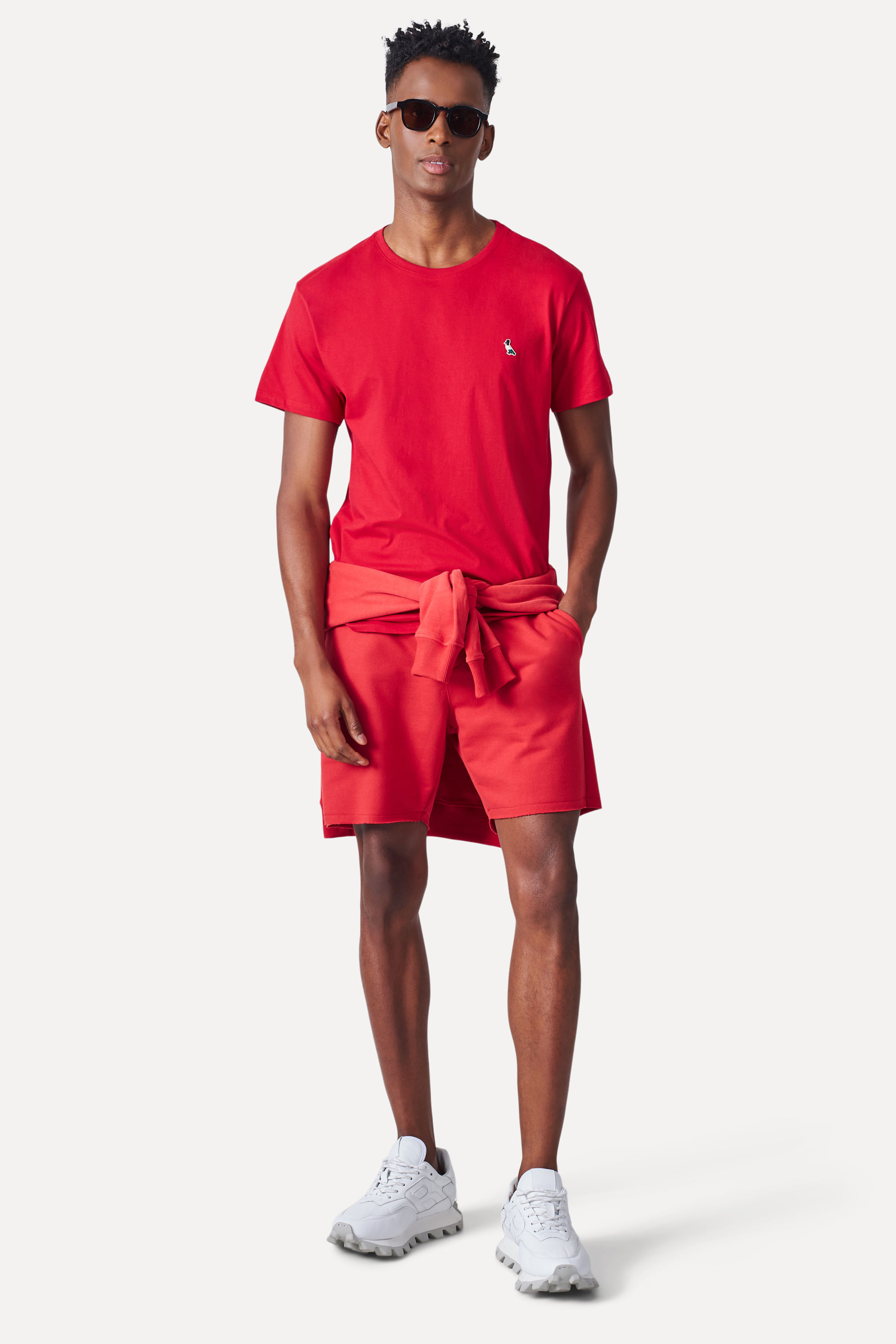 Camiseta Regular Patch Tricolor