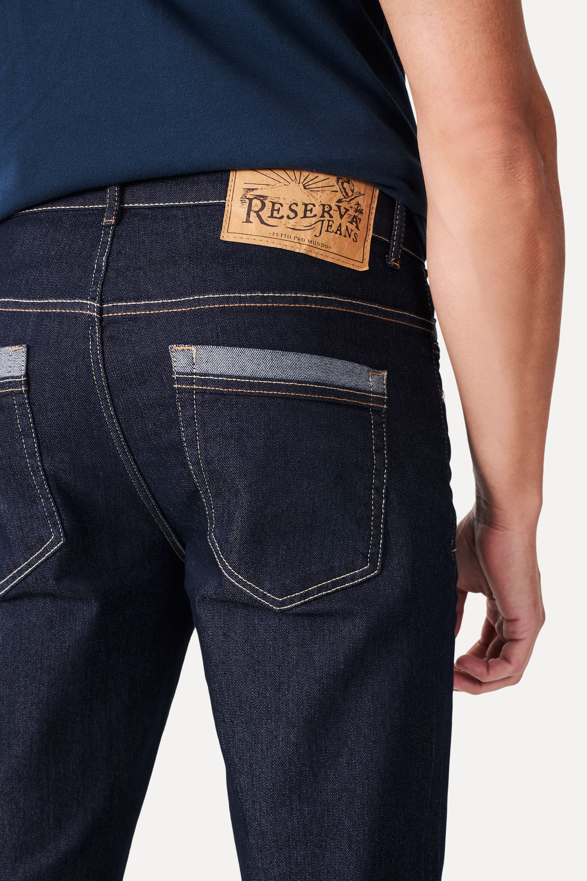 Calca Jeans Slim Pescador