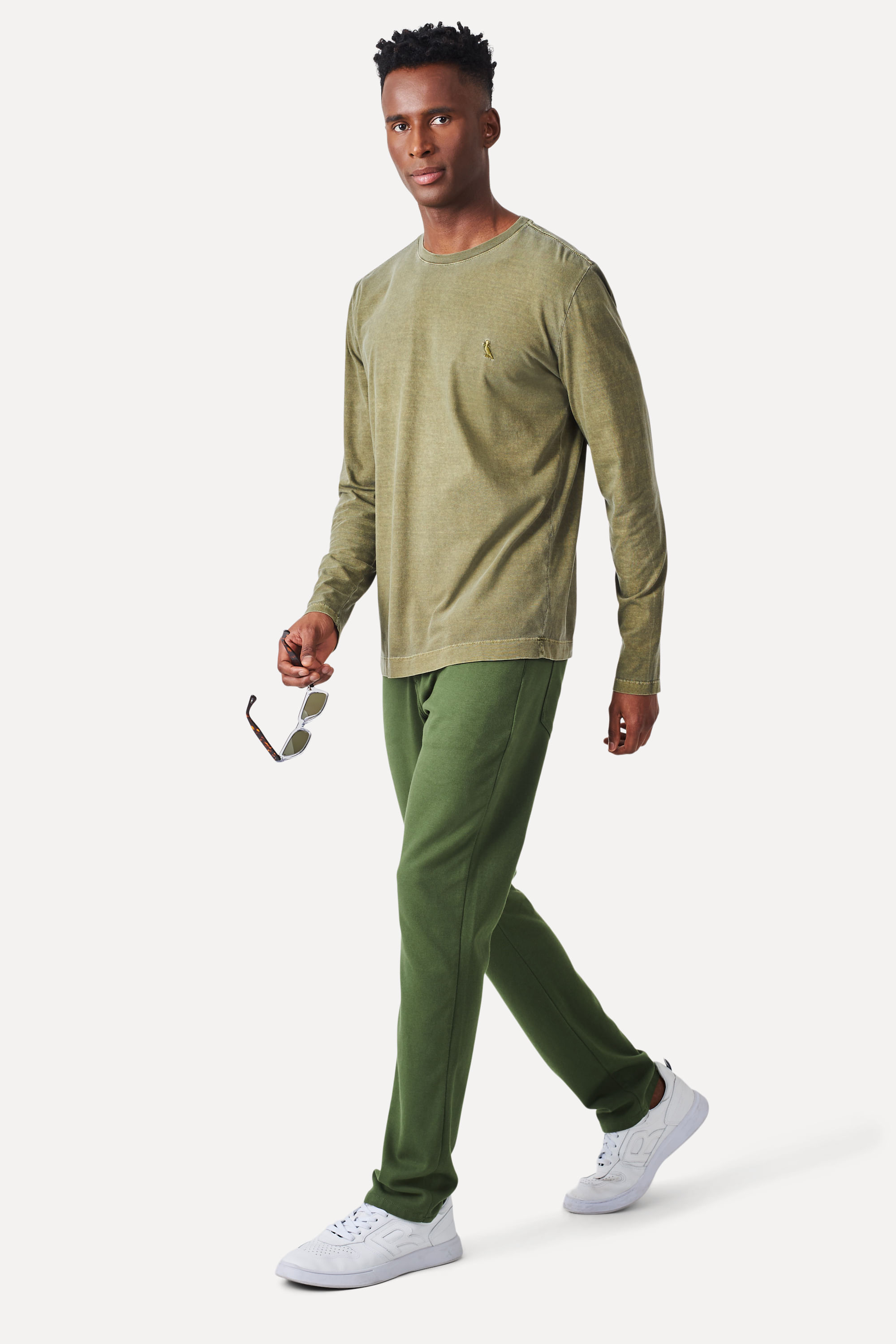 Camiseta Ml Meia Malha Stone