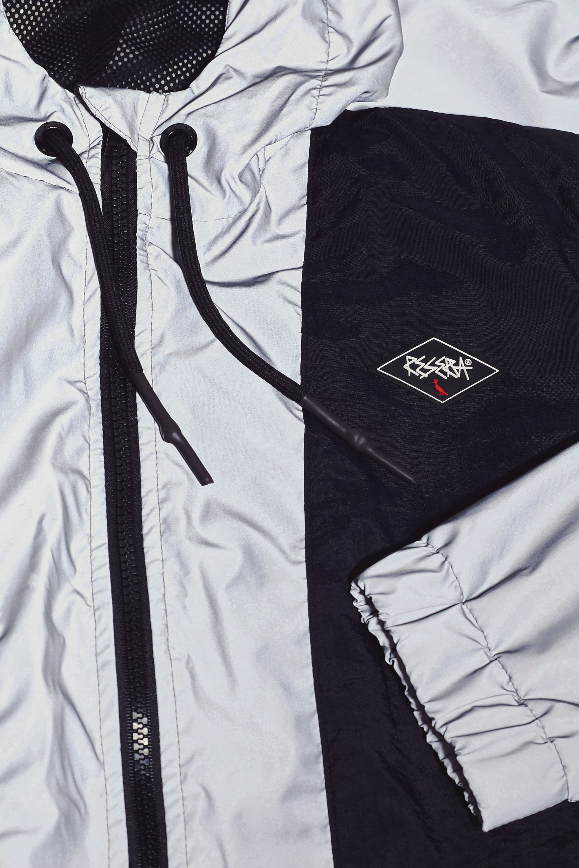 Windbreaker Mini Recortes Refletivo