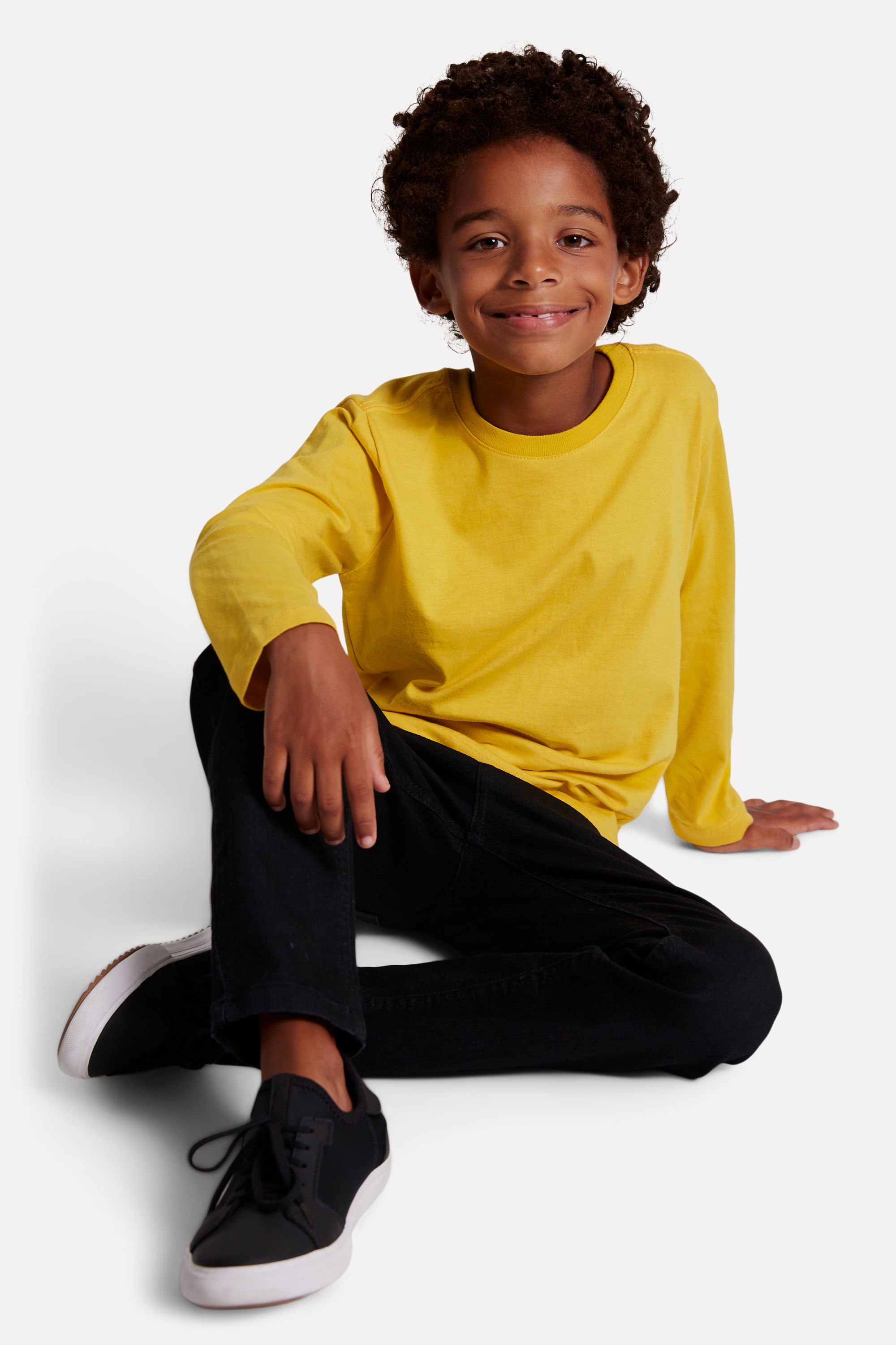 Camiseta Ml Basica Mini