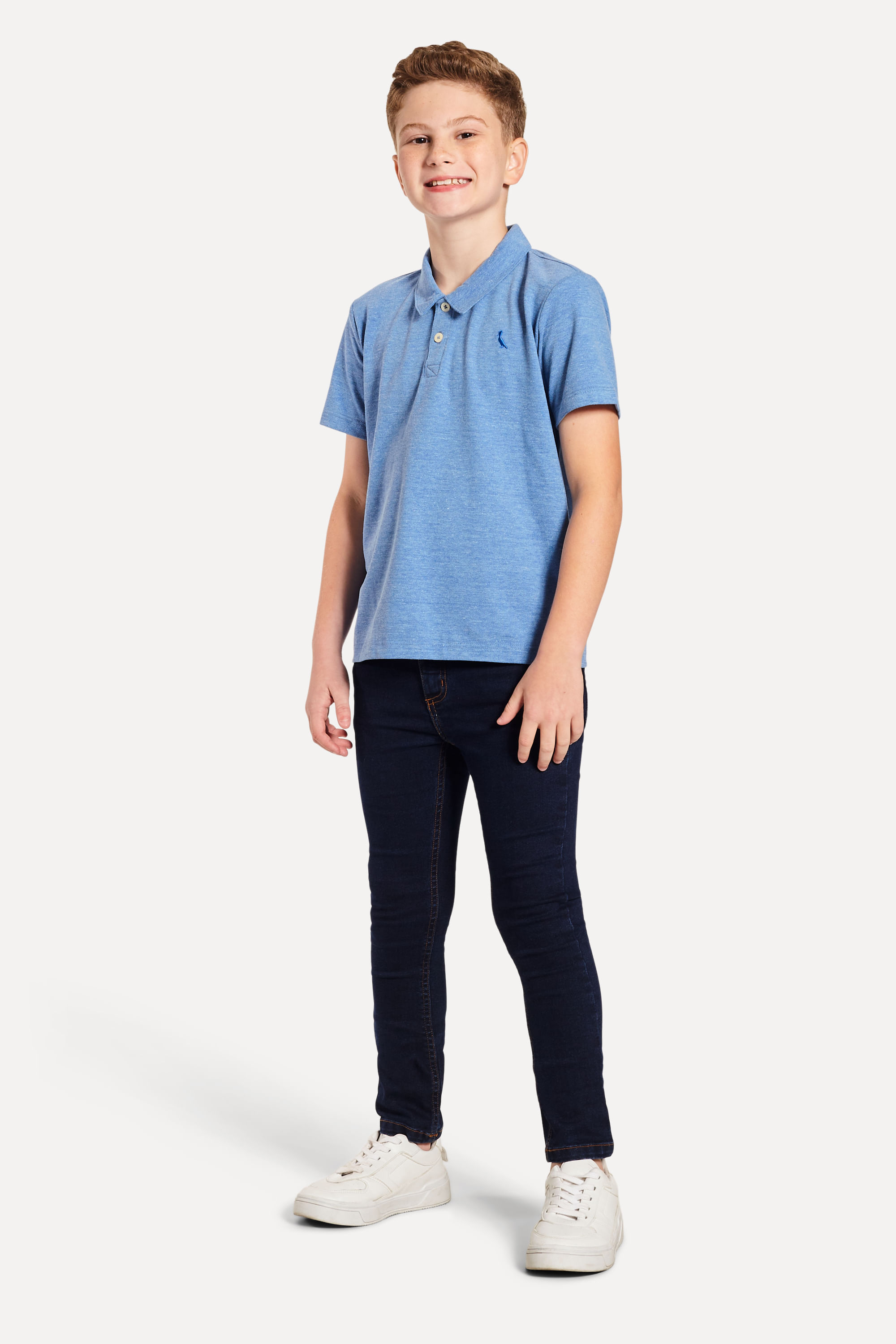 Calca Mini Jeans Skinny Amaciada