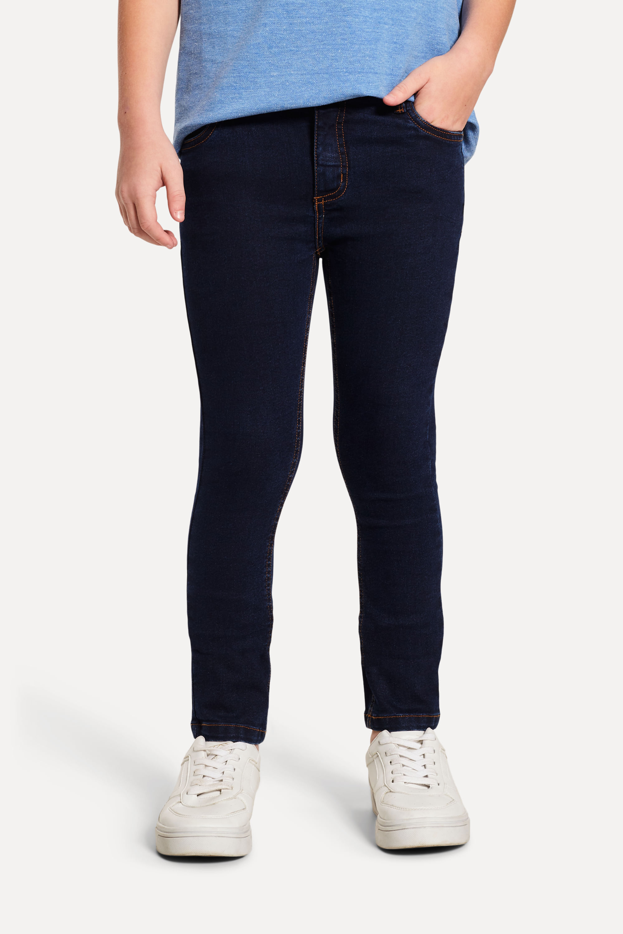 Calca Mini Jeans Skinny Amaciada