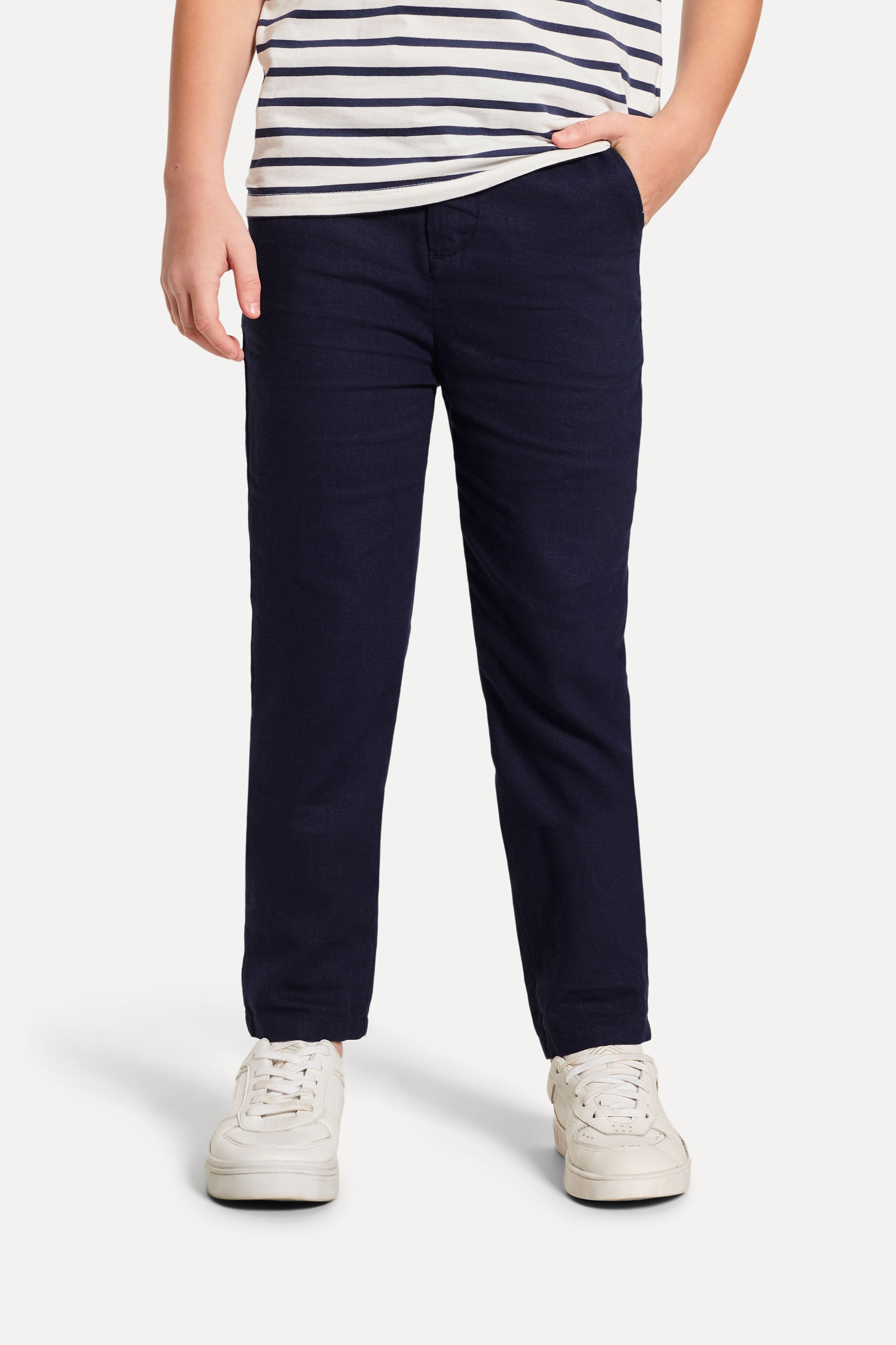 Calca Mini Casual Linho