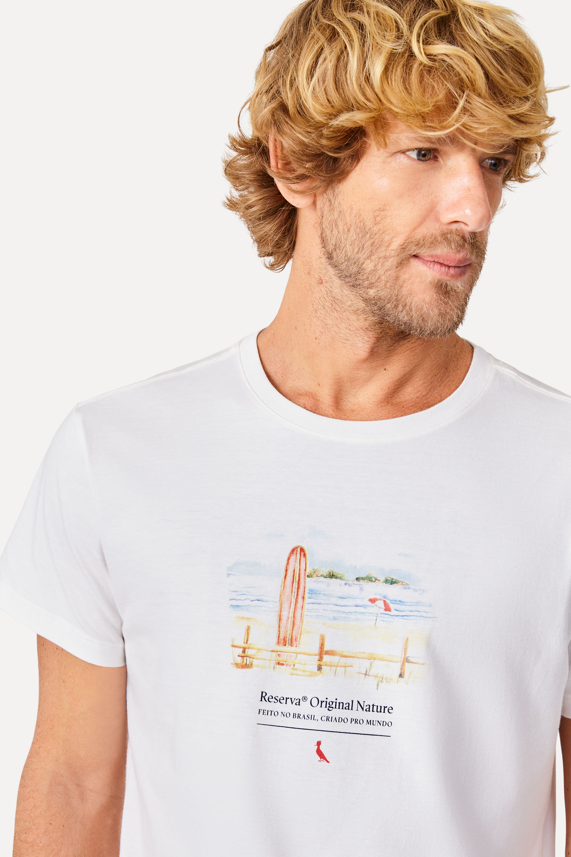 Camiseta Estampada Deu Praia