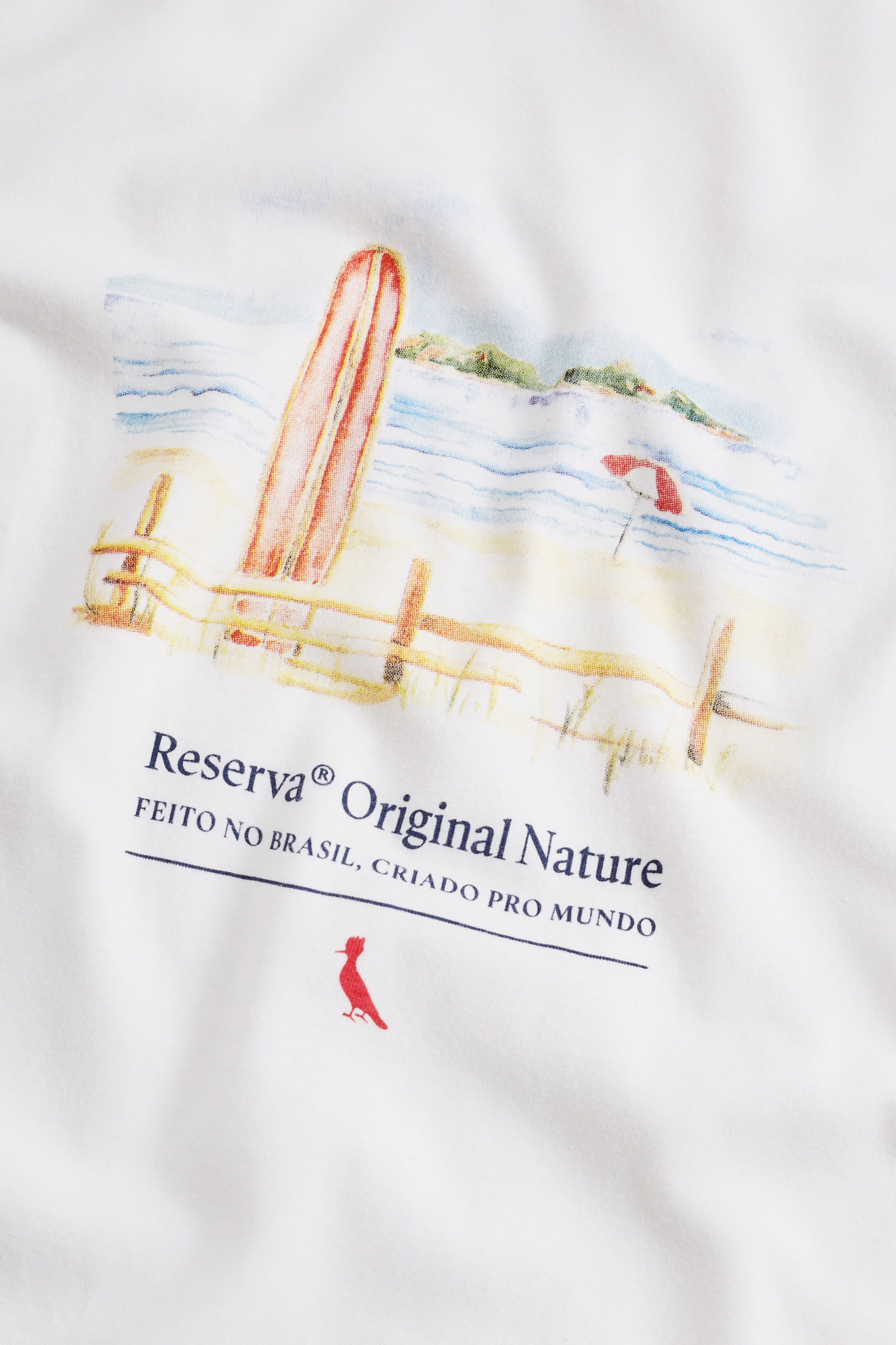 Camiseta Estampada Deu Praia