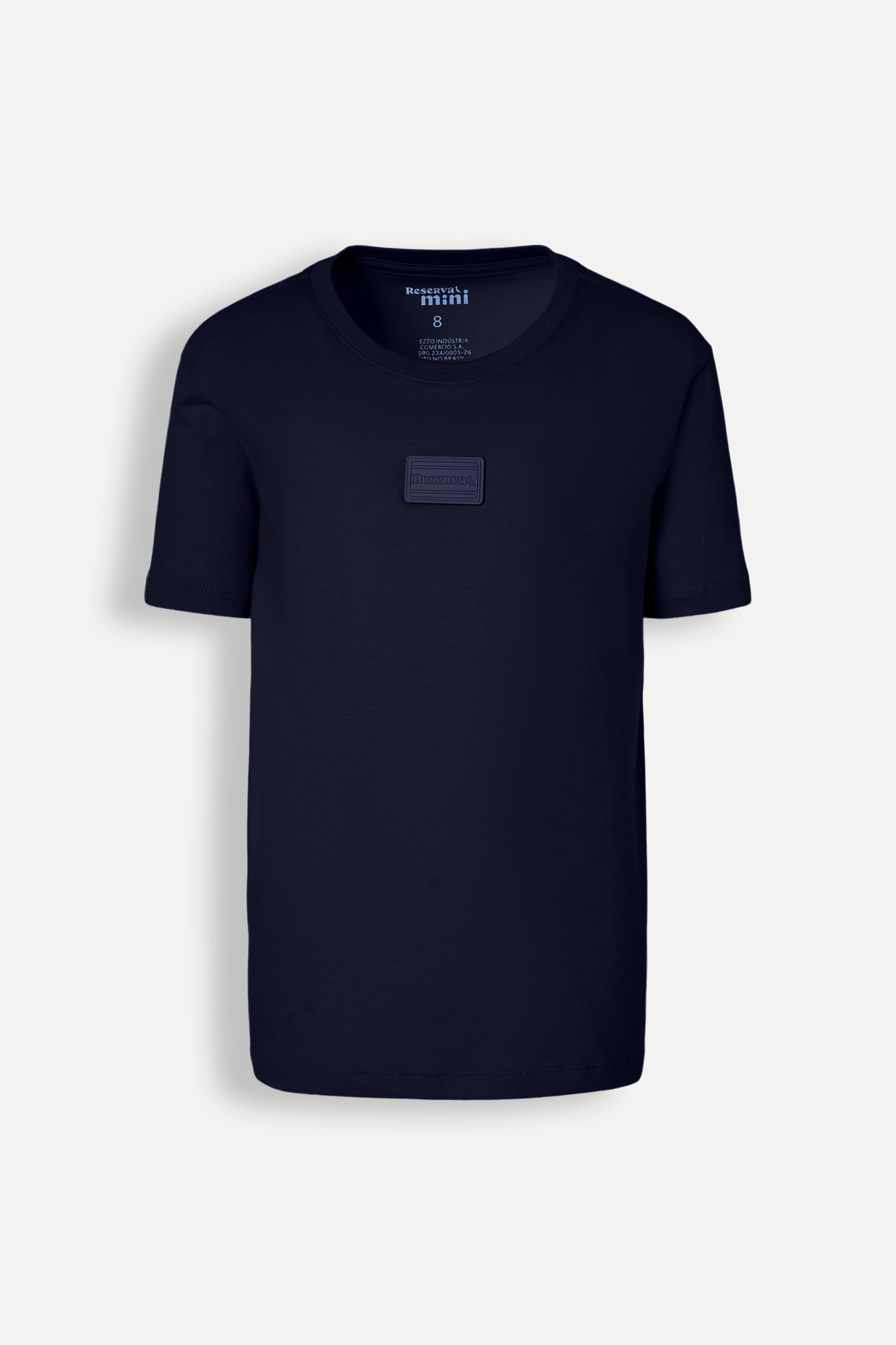 Camiseta Mini Basica Patch Emborrachado