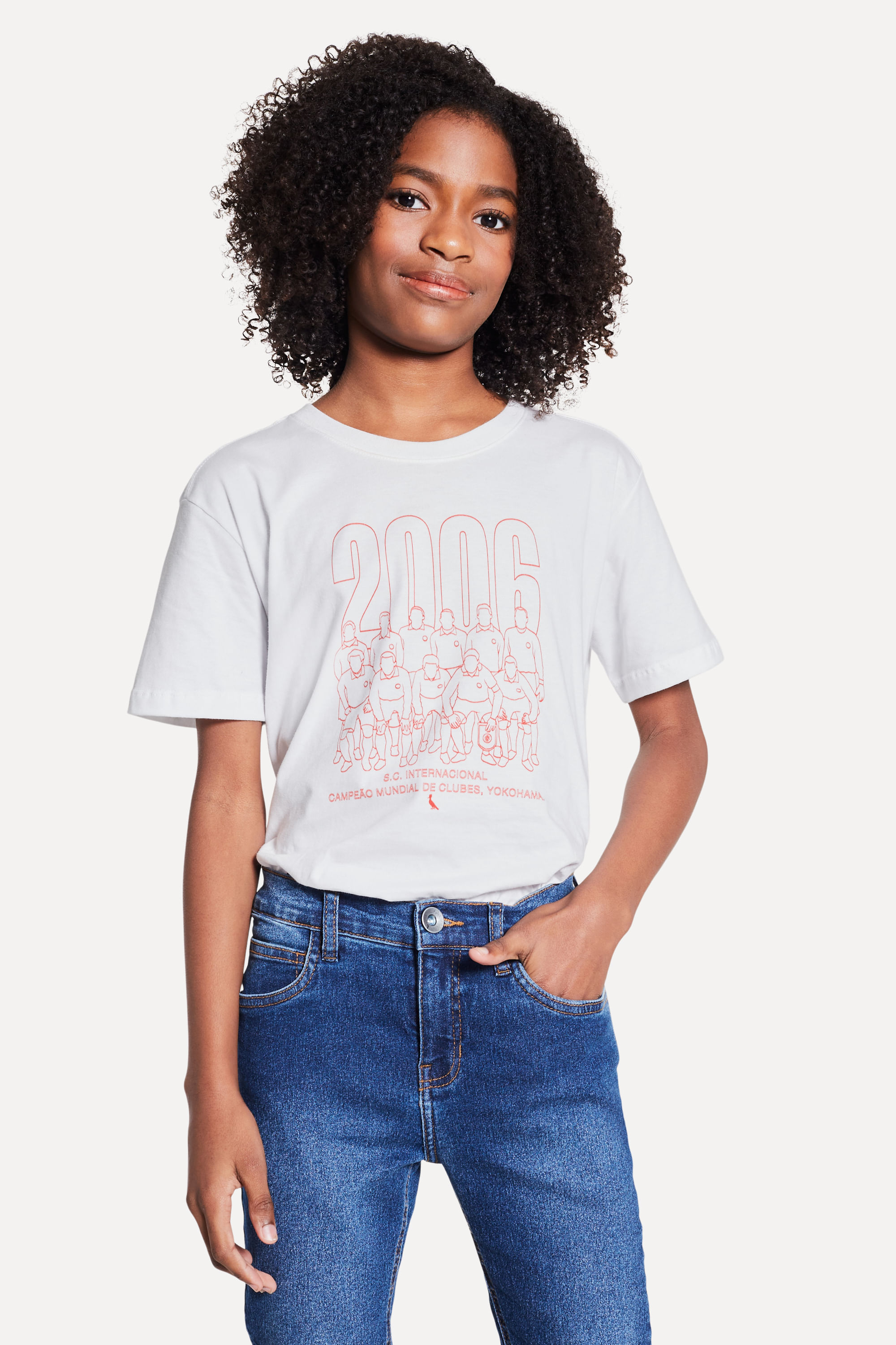 Camiseta Mini Estampada 2006 Inter