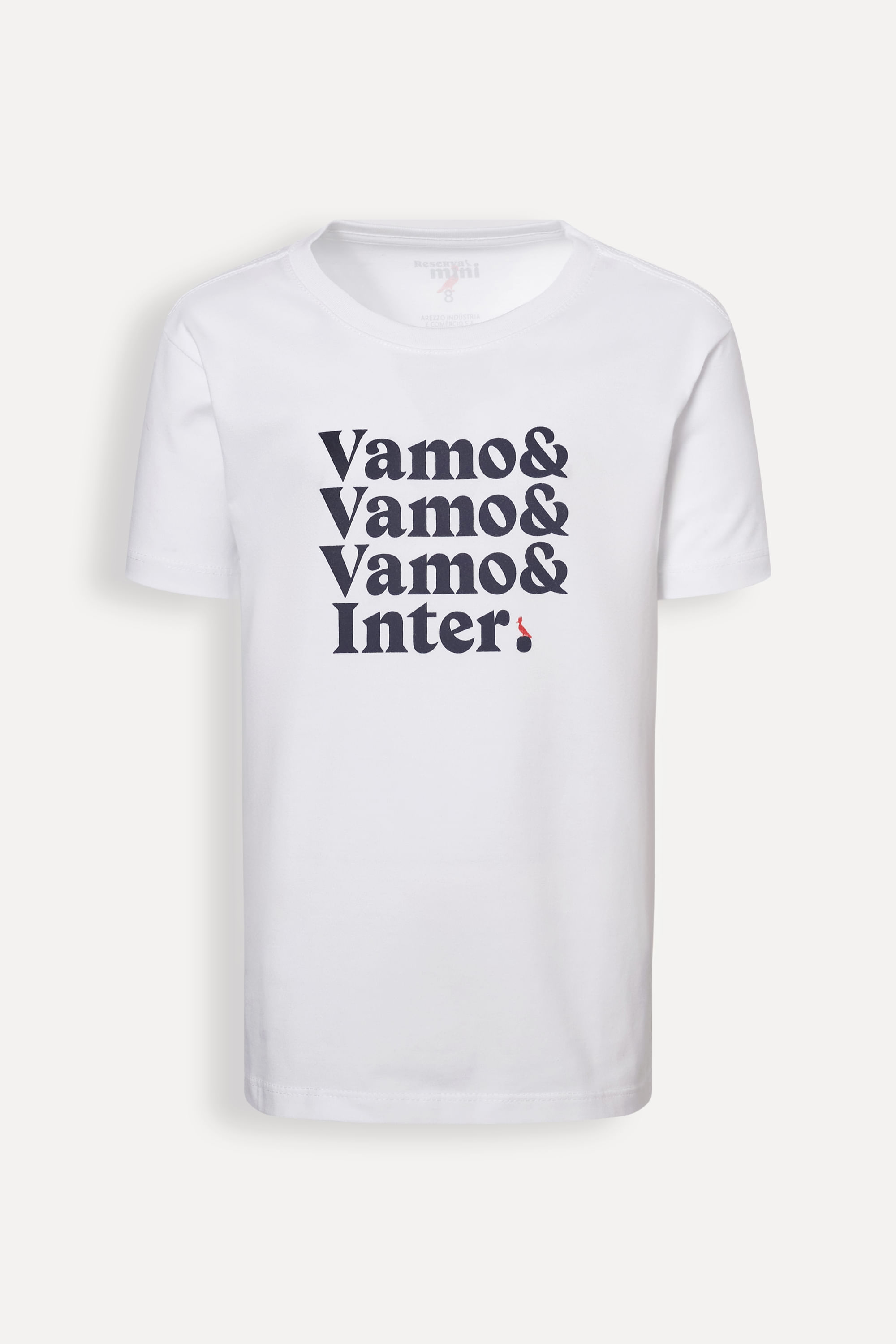 Camiseta Mini Estampada Vamo  Inter