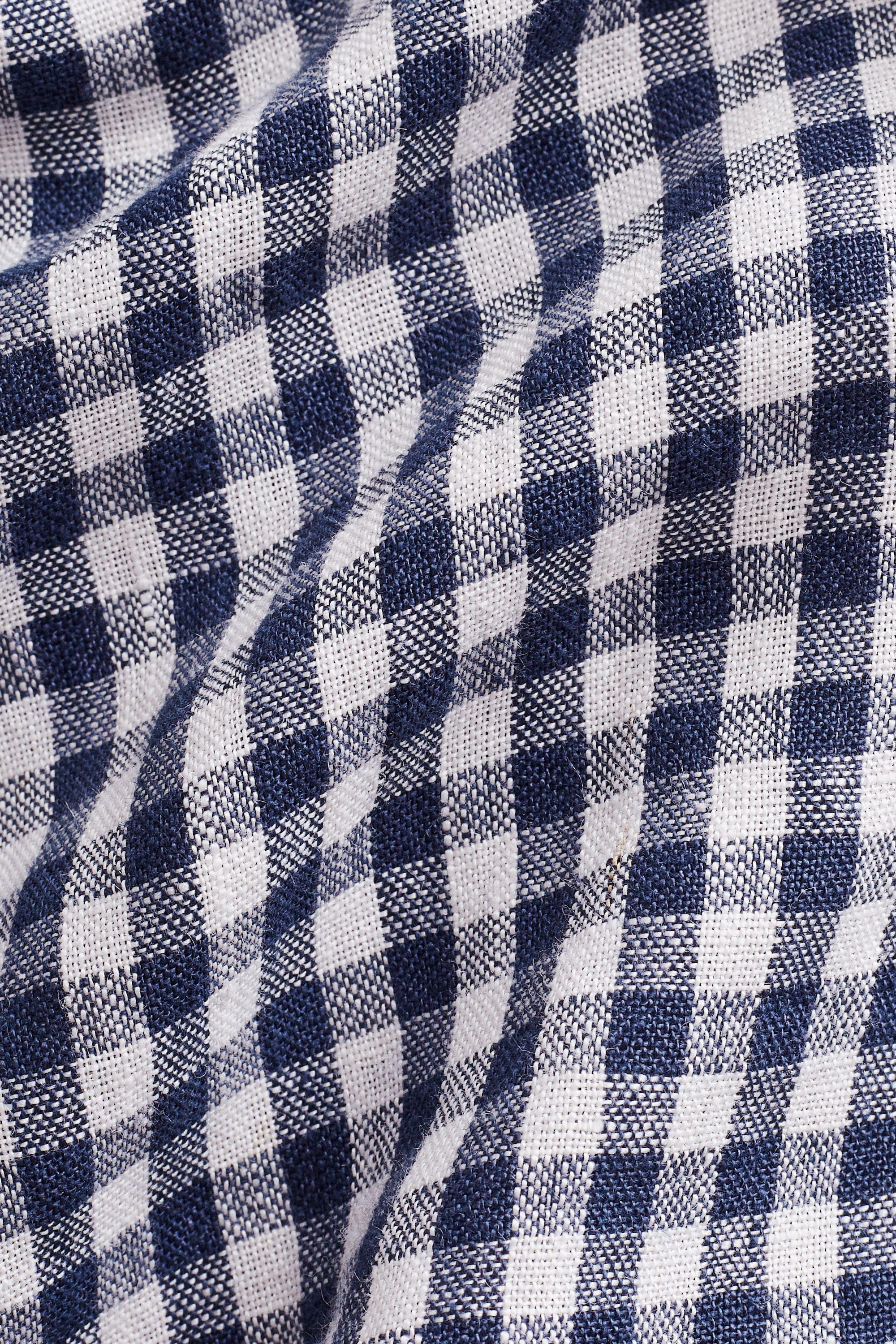 Camisa Mini Mc Xadrez Azul