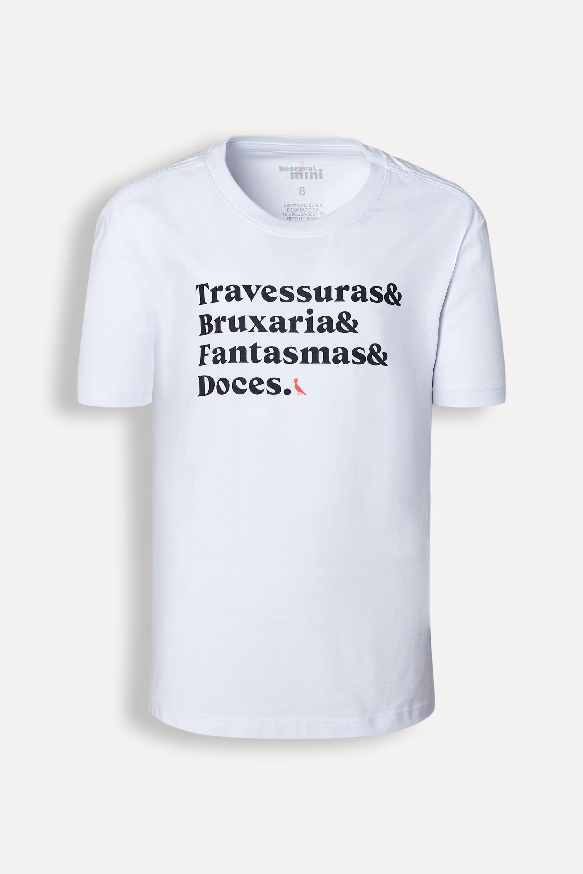 Camiseta Mini Est Pica Pau Travessuras