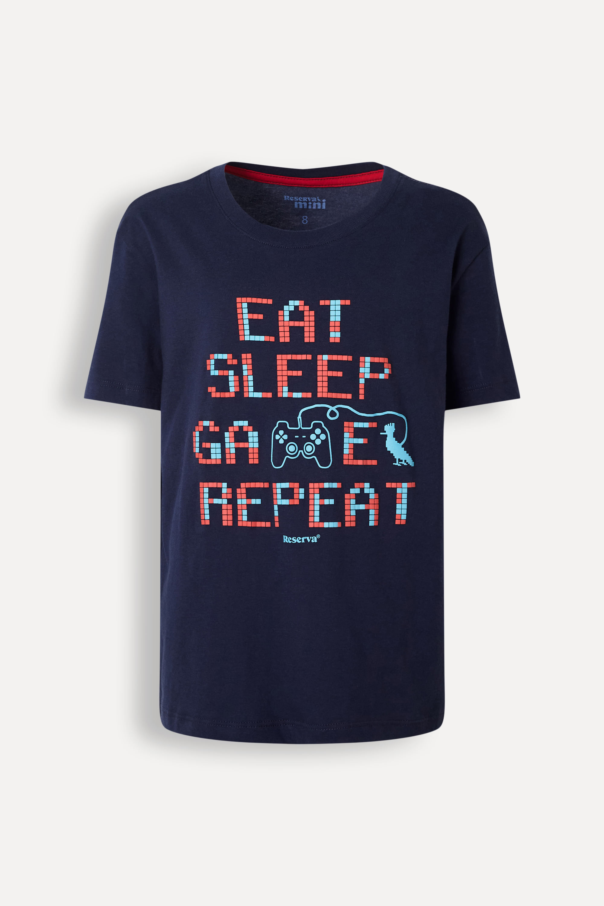Camiseta Mc Mini Estampada Game Repeat