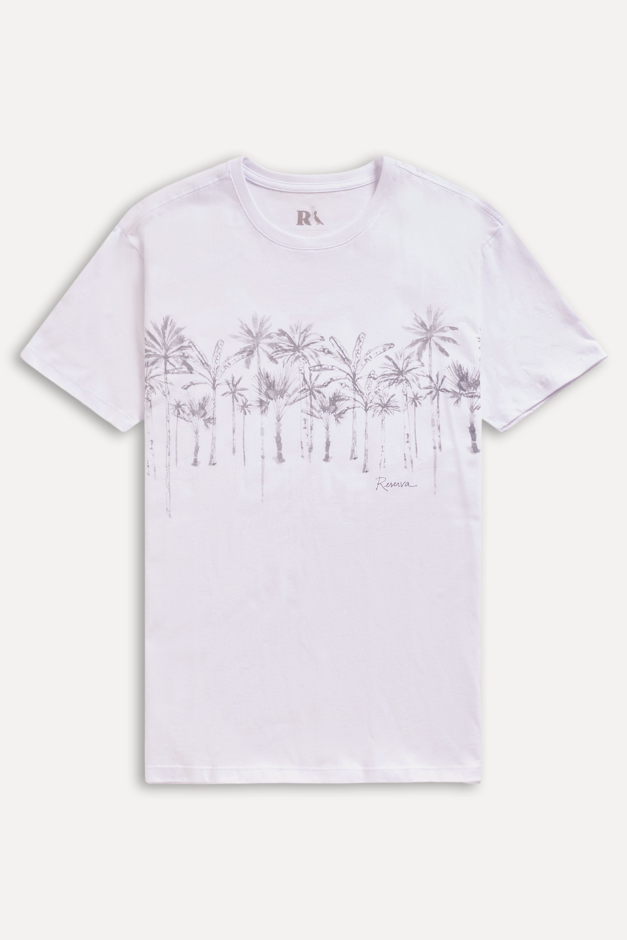 Camiseta Estampada Coqueiro Barrado