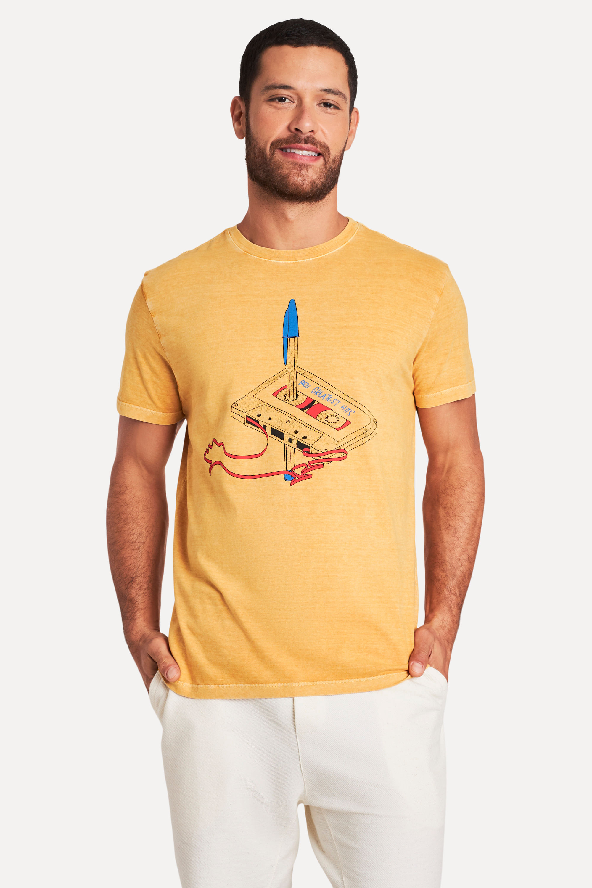 Camiseta Estampada Rebobina