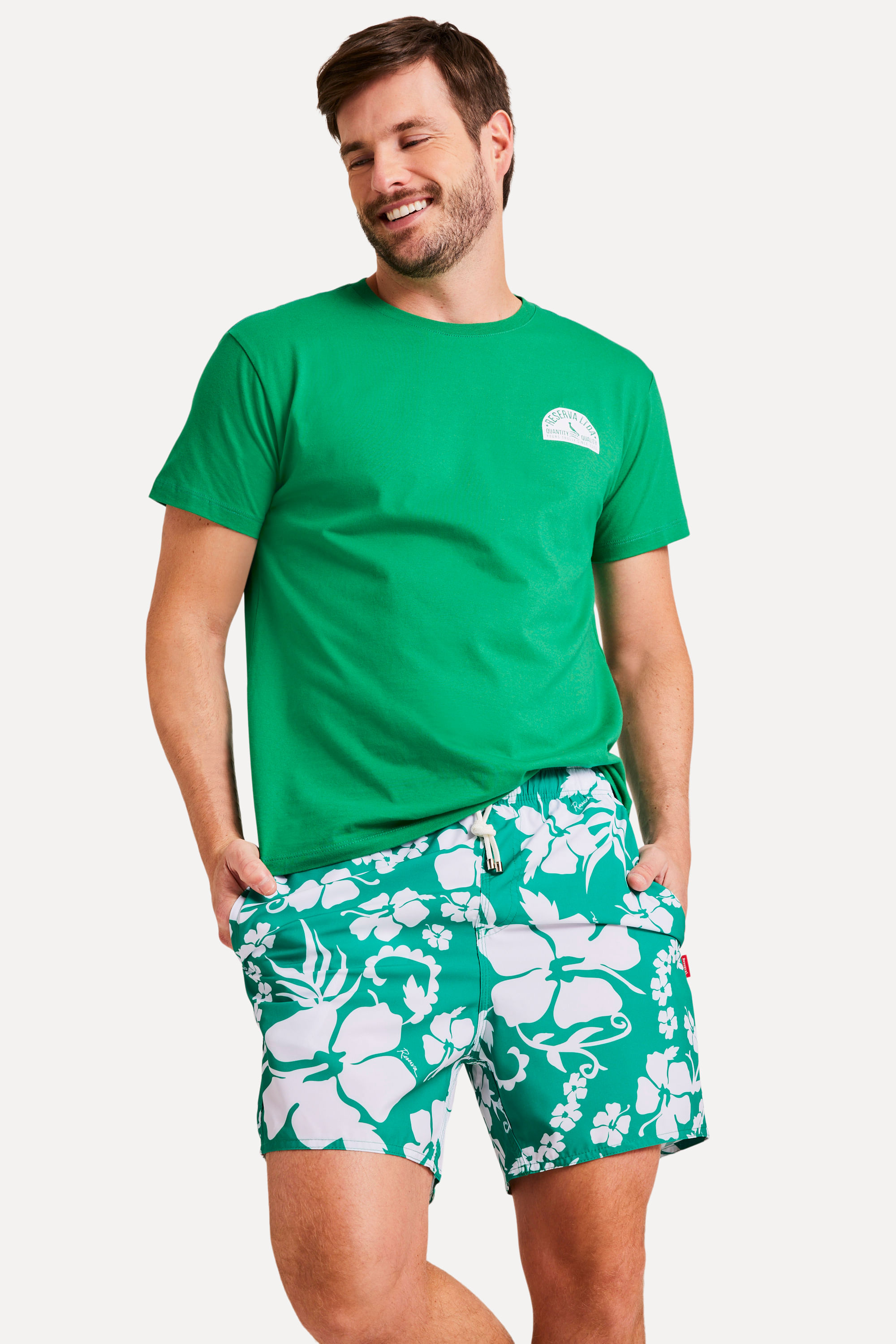 Short Praia Estampado Mana