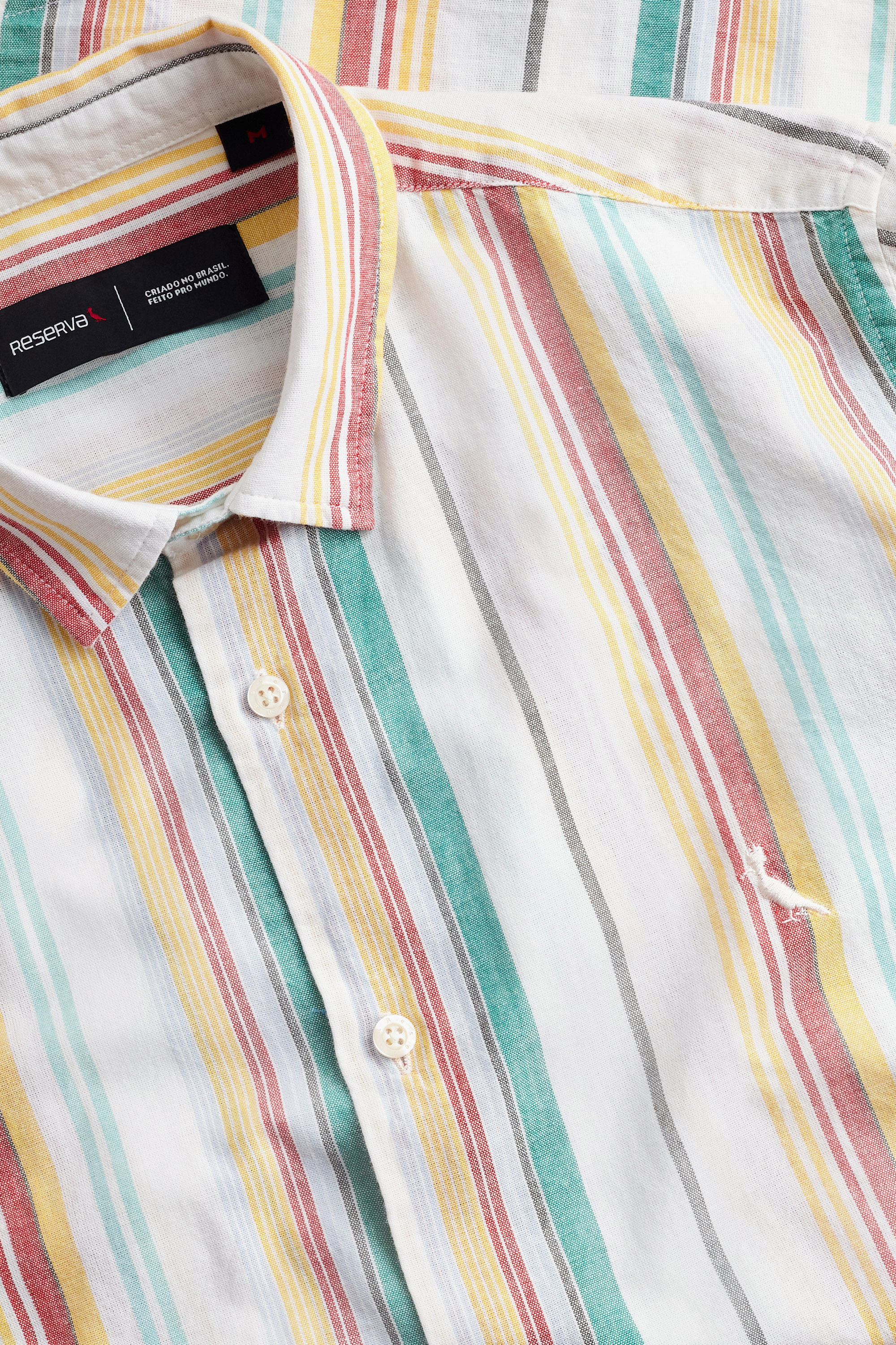 Camisa Ml Listra Color Rai