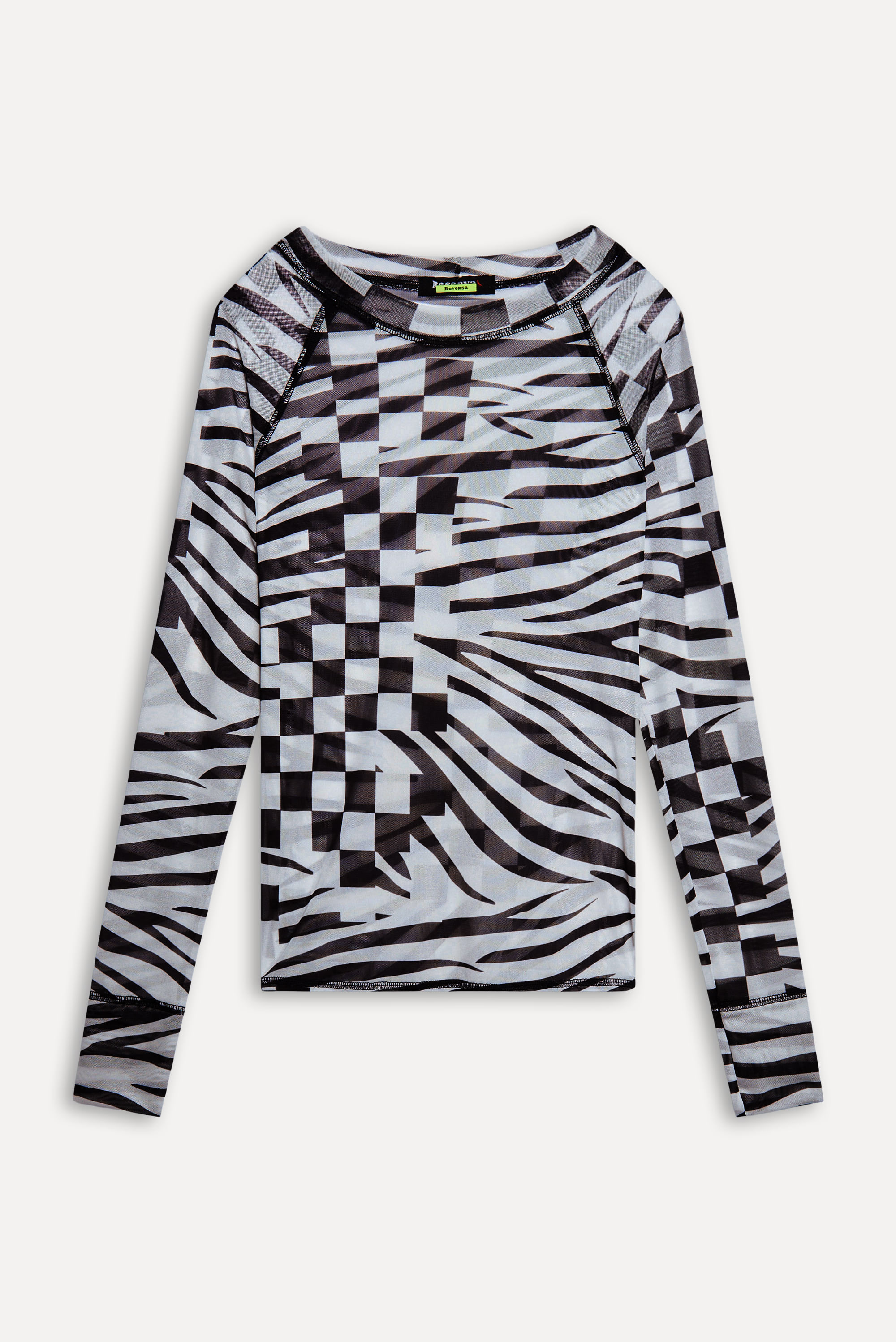 Blusa Tule Zebra Ml