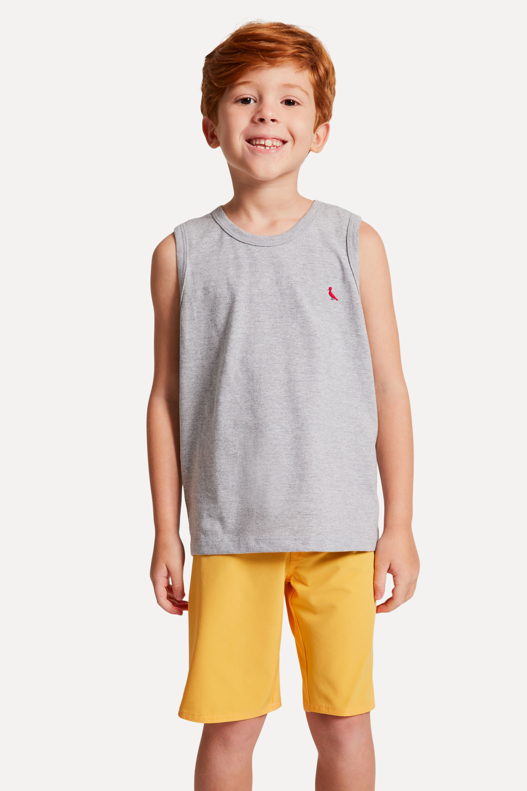 Regata Mini Brasa Pica-pau Bordado