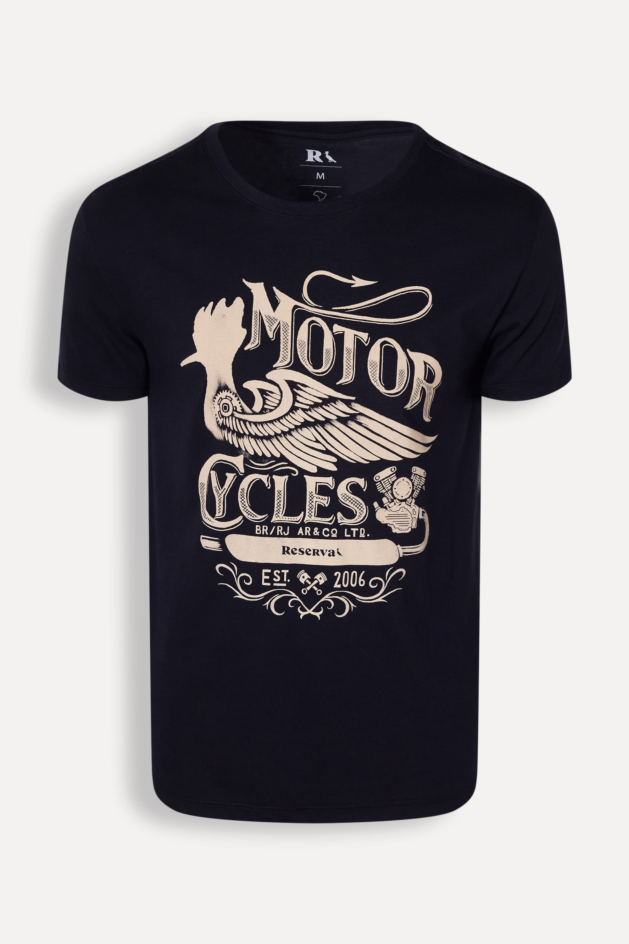 Camiseta Slim Pica Pau Motorcycle