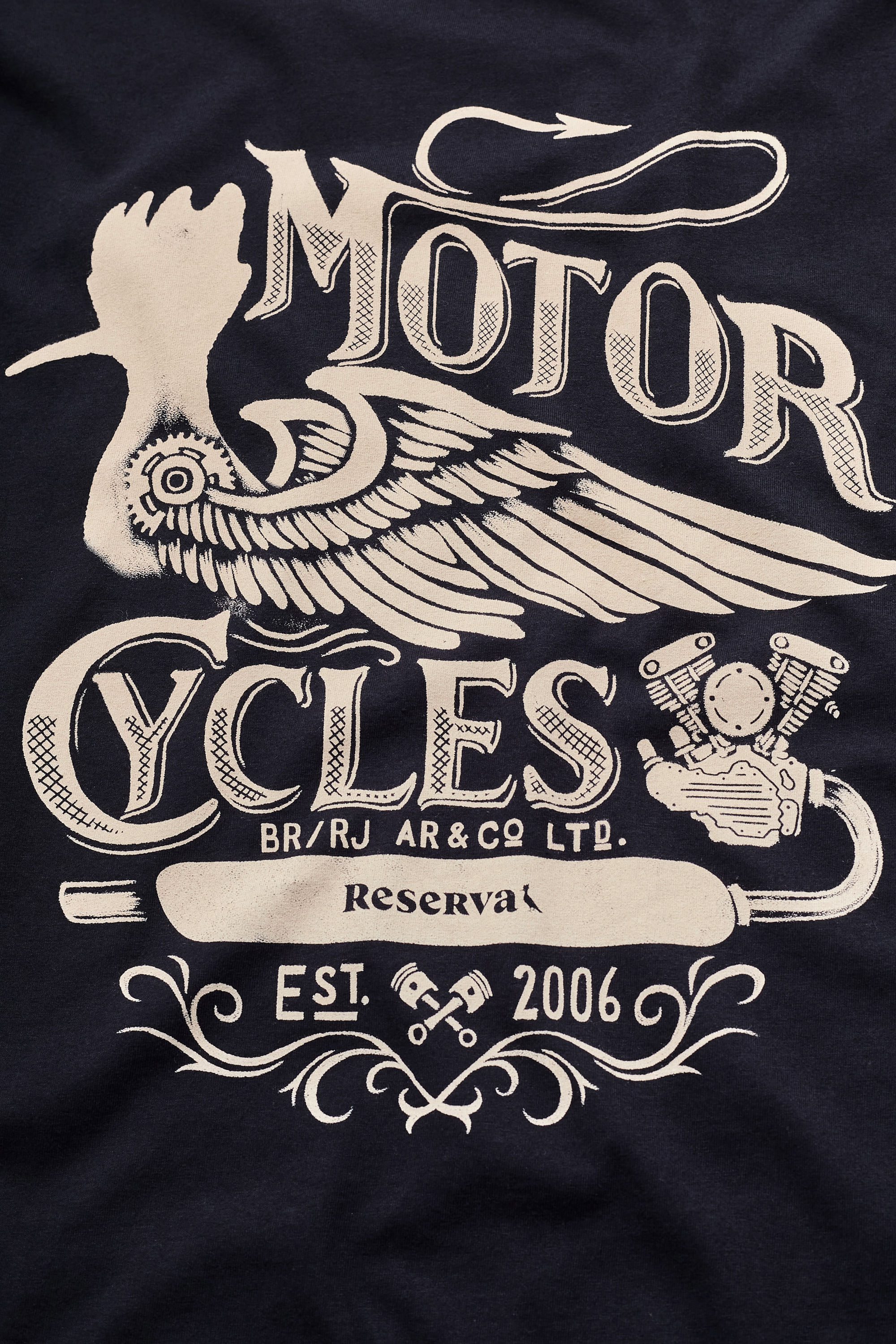 Camiseta Slim Pica Pau Motorcycle