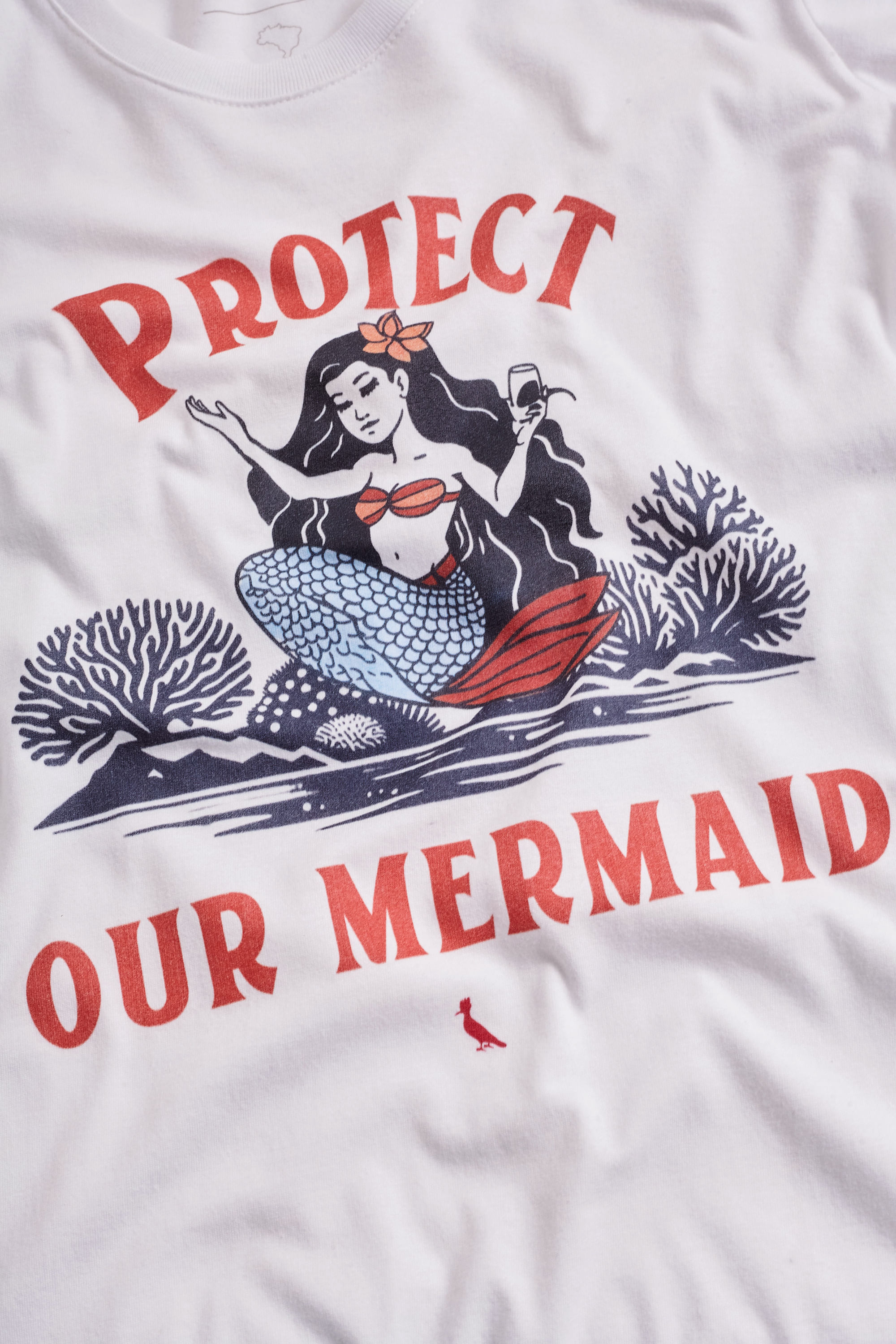 Camiseta Malha Protect Our Mermaid