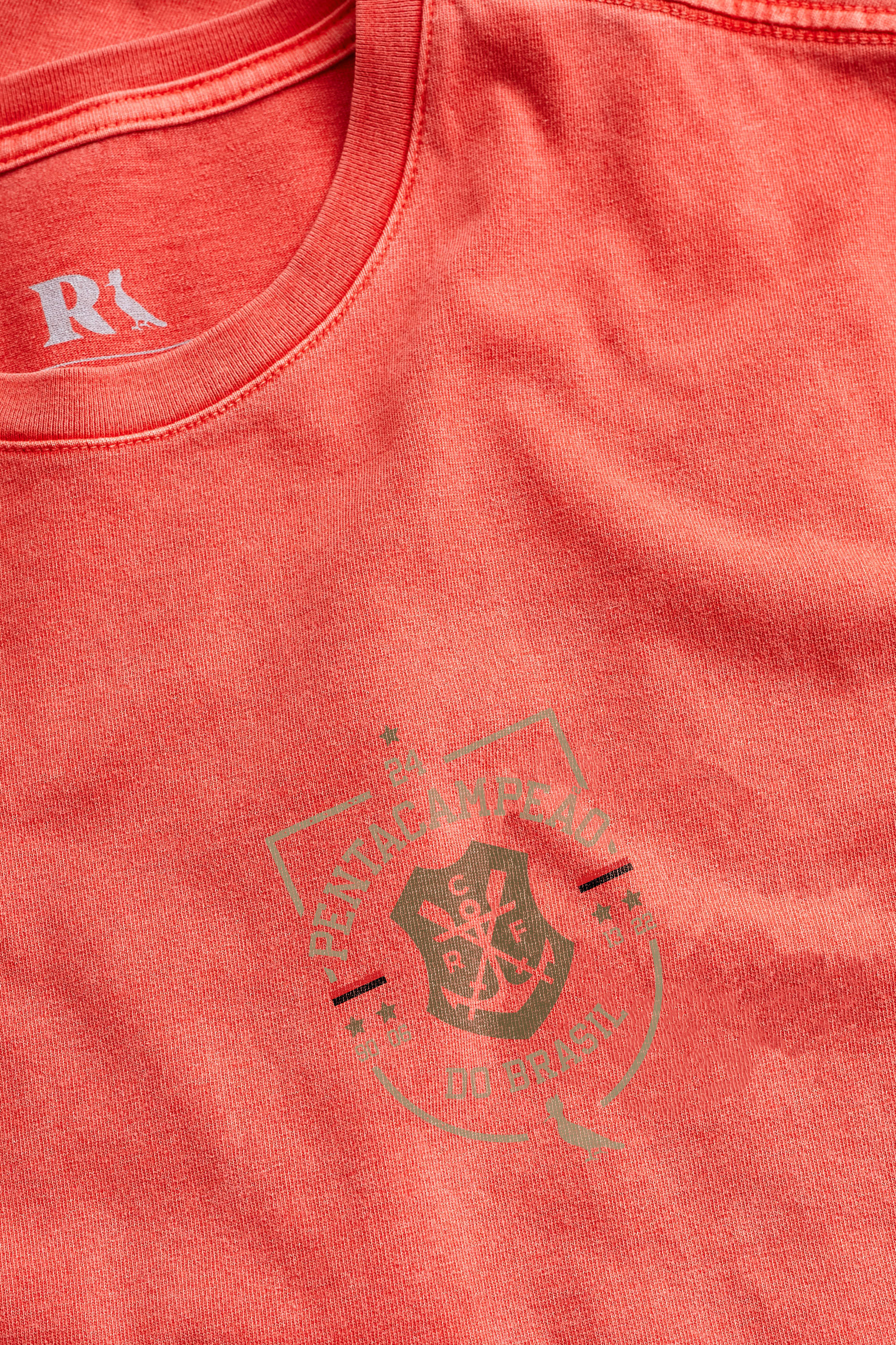 Camiseta Est Penta Do Brasil Flamengo