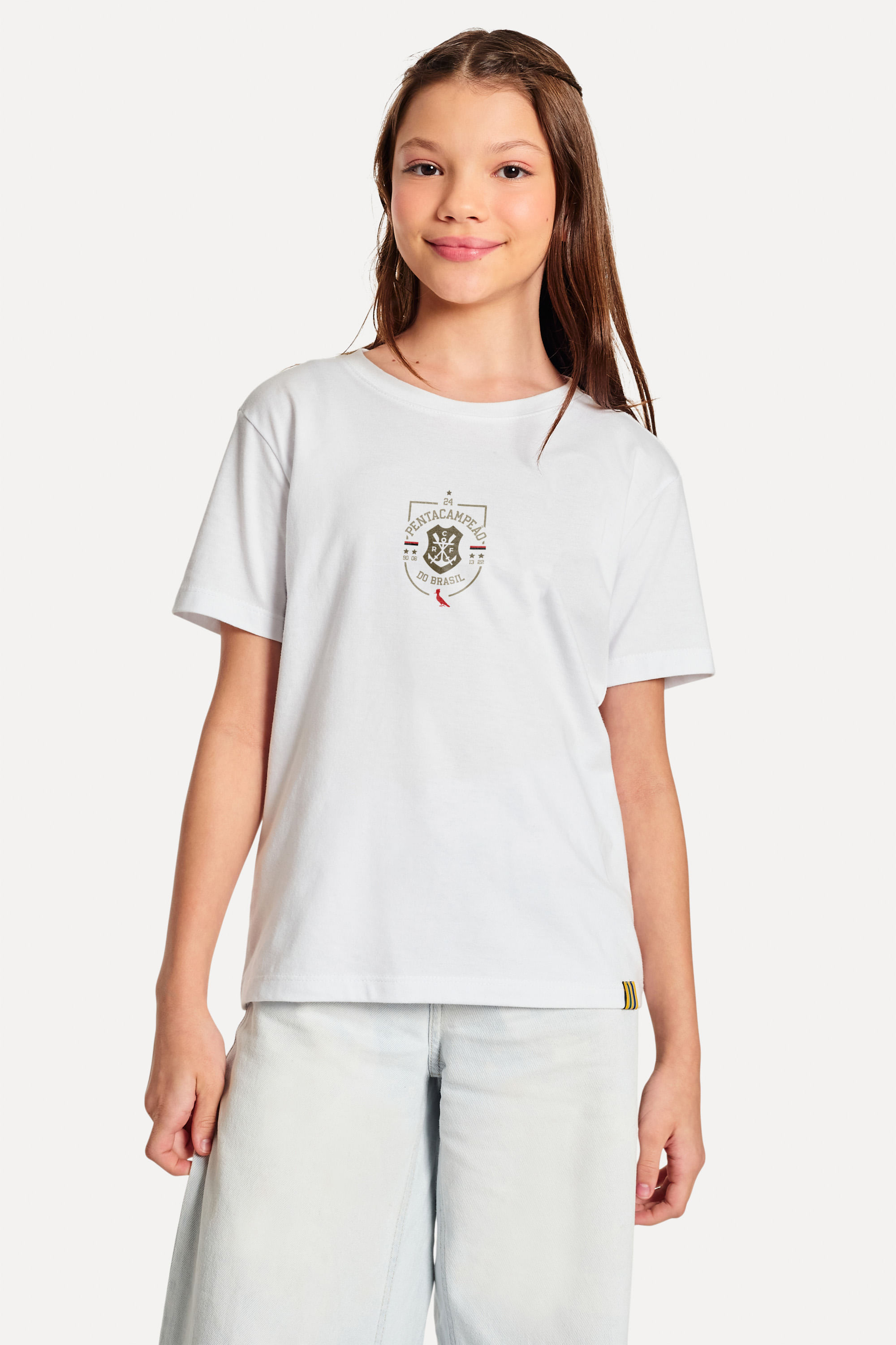 Camiseta Mini Est Penta Do Brasil Fla