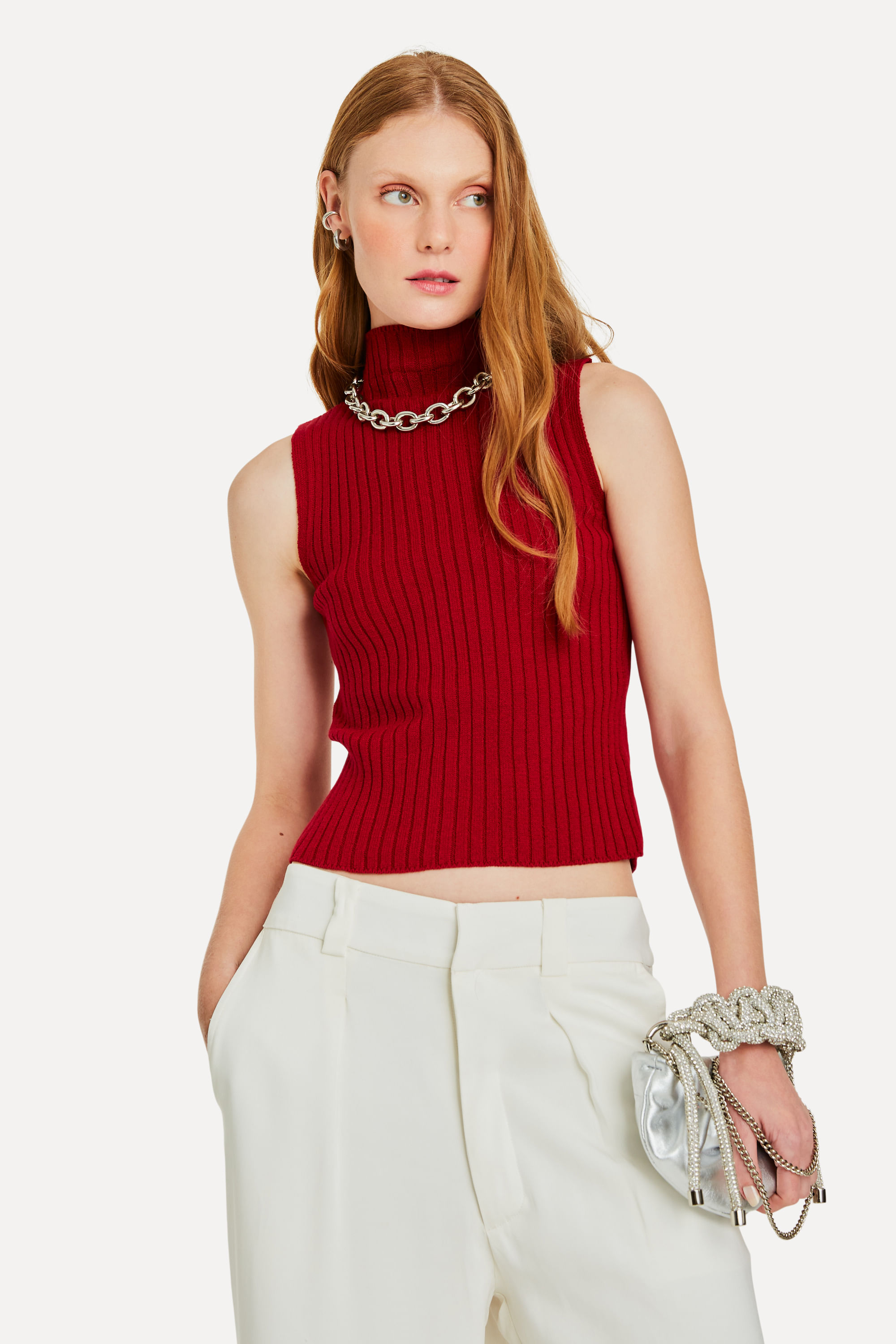 Regata Tricot Canelada 2x1